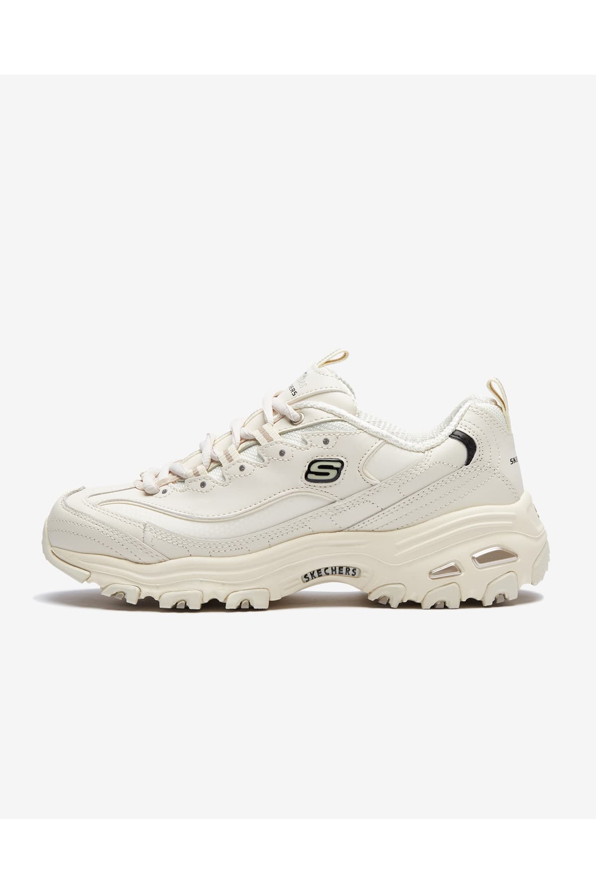 کفش اسنیکرز زنانه Skechers D'lites BIGGEST FAN سفید مدل 11931 OFWT کفش اسنیکرز زنانه Skechers D'lites BIGGEST FAN سفید مدل 11931 OFWT