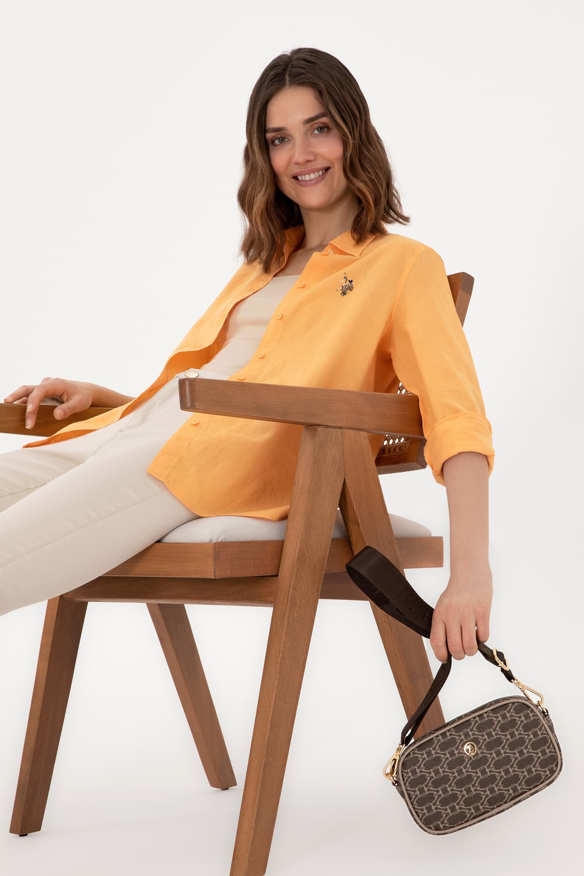 کیف کراسبادی زنانه U.S. Polo Assn. قهوهای مدل 50311547-VR029 کیف کراسبادی زنانه U.S. Polo Assn. قهوهای مدل 50311547-VR029