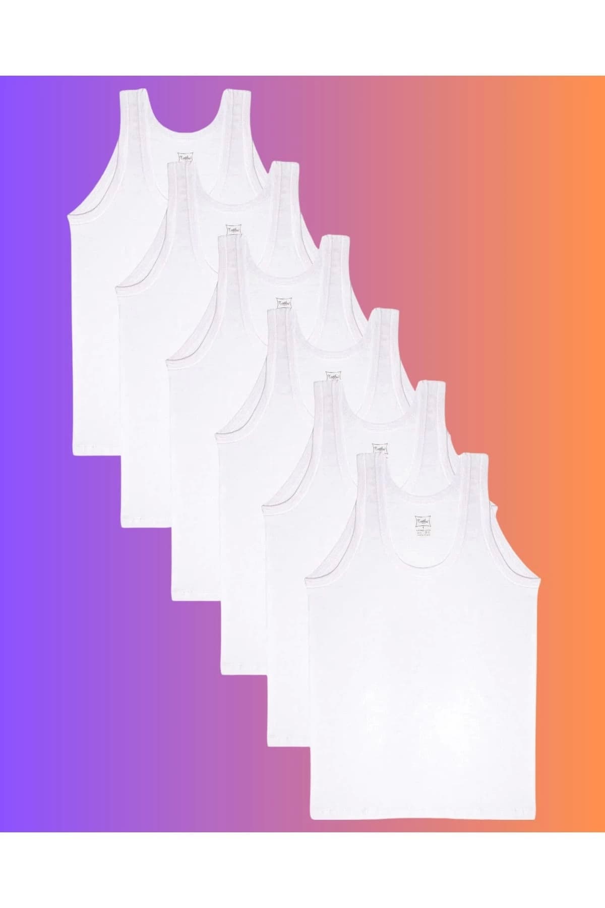 رکابی مردانه Tutku نخی کلاسیک سفید 6 عددی رکابی مردانه Tutku نخی کلاسیک سفید 6 عددی
