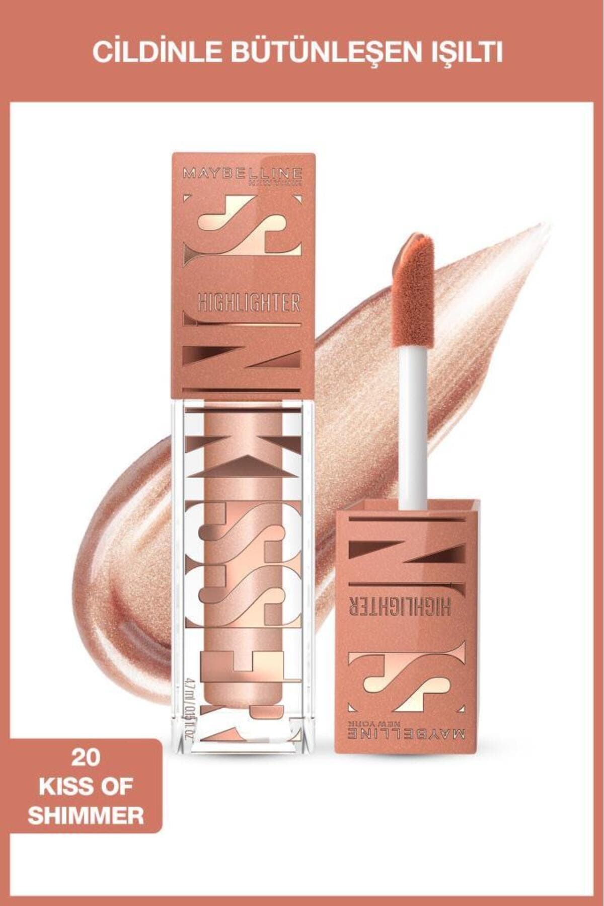 هایلایتر مایع Maybelline New York مدل Sunkisser 20 Kiss of Shimmer هایلایتر مایع Maybelline New York مدل Sunkisser 20 Kiss of Shimmer