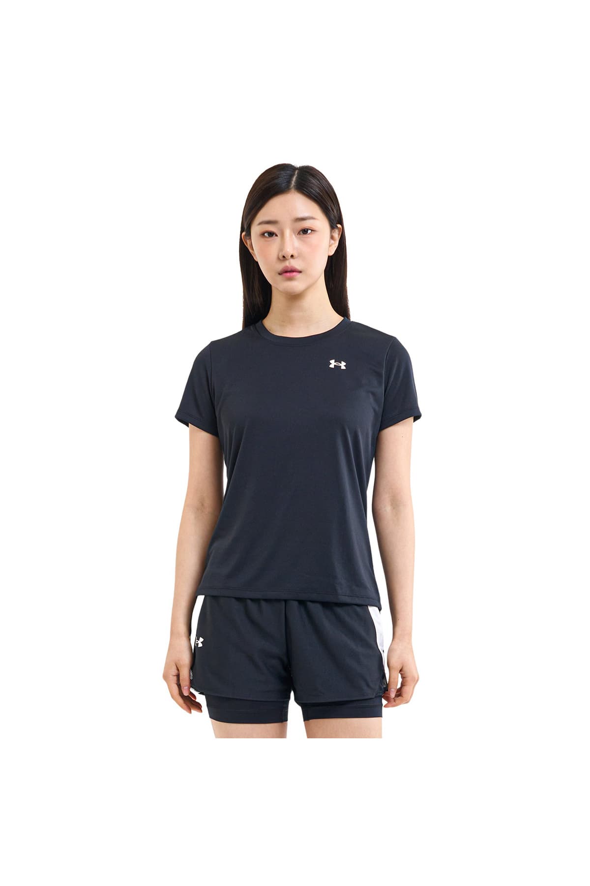 تیشرت زنانه Under Armour مدل Tech Solid یقه گرد مشکی تیشرت زنانه Under Armour مدل Tech Solid یقه گرد مشکی