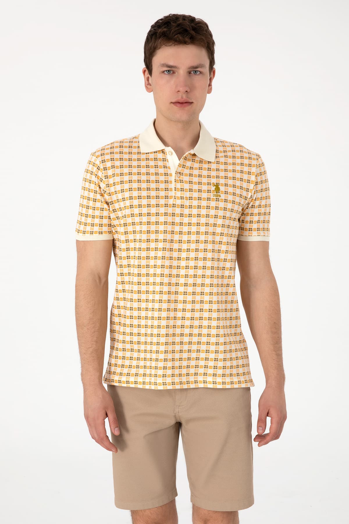 تیشرت مردانه یقه پولو U.S. Polo Assn. فیت معمولی طرحدار فیروزهای مدل 50299672-VR093 تیشرت مردانه یقه پولو U.S. Polo Assn. فیت معمولی طرحدار فیروزهای مدل 50299672-VR093