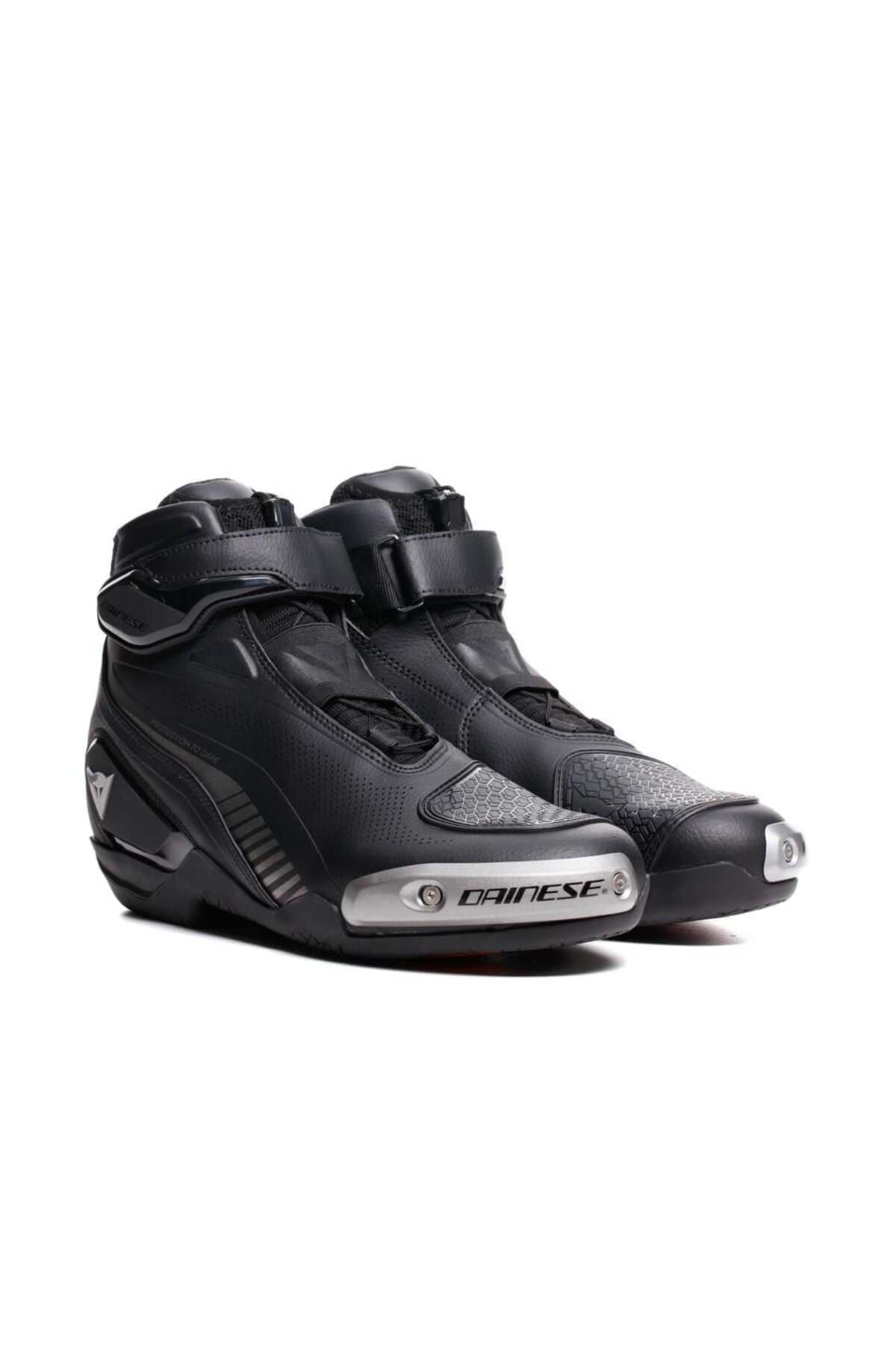 کفش چرمی Dainese مشکی آنتراسیت مدل Superya کفش چرمی Dainese مشکی آنتراسیت مدل Superya