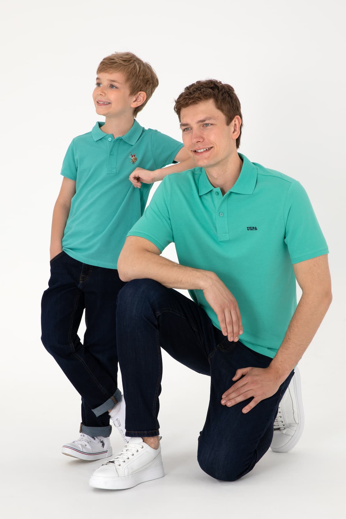 تیشرت مردانه U.S. Polo Assn. یقه پولو نعنایی ساده مدل 50306007-VR090 تیشرت مردانه U.S. Polo Assn. یقه پولو نعنایی ساده مدل 50306007-VR090
