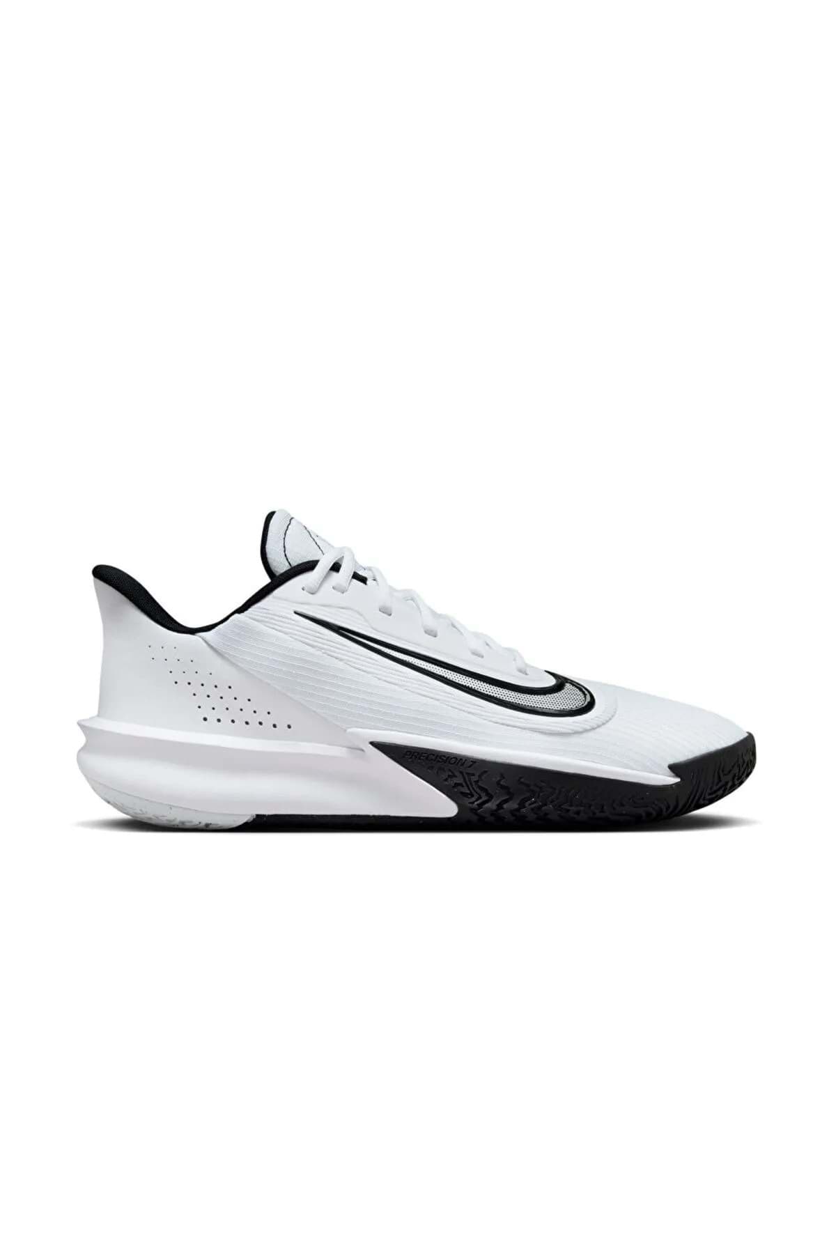 کفش بسکتبال یونیسکس Nike Precision VII سفید مدل FN4322-101 کفش بسکتبال یونیسکس Nike Precision VII سفید مدل FN4322-101