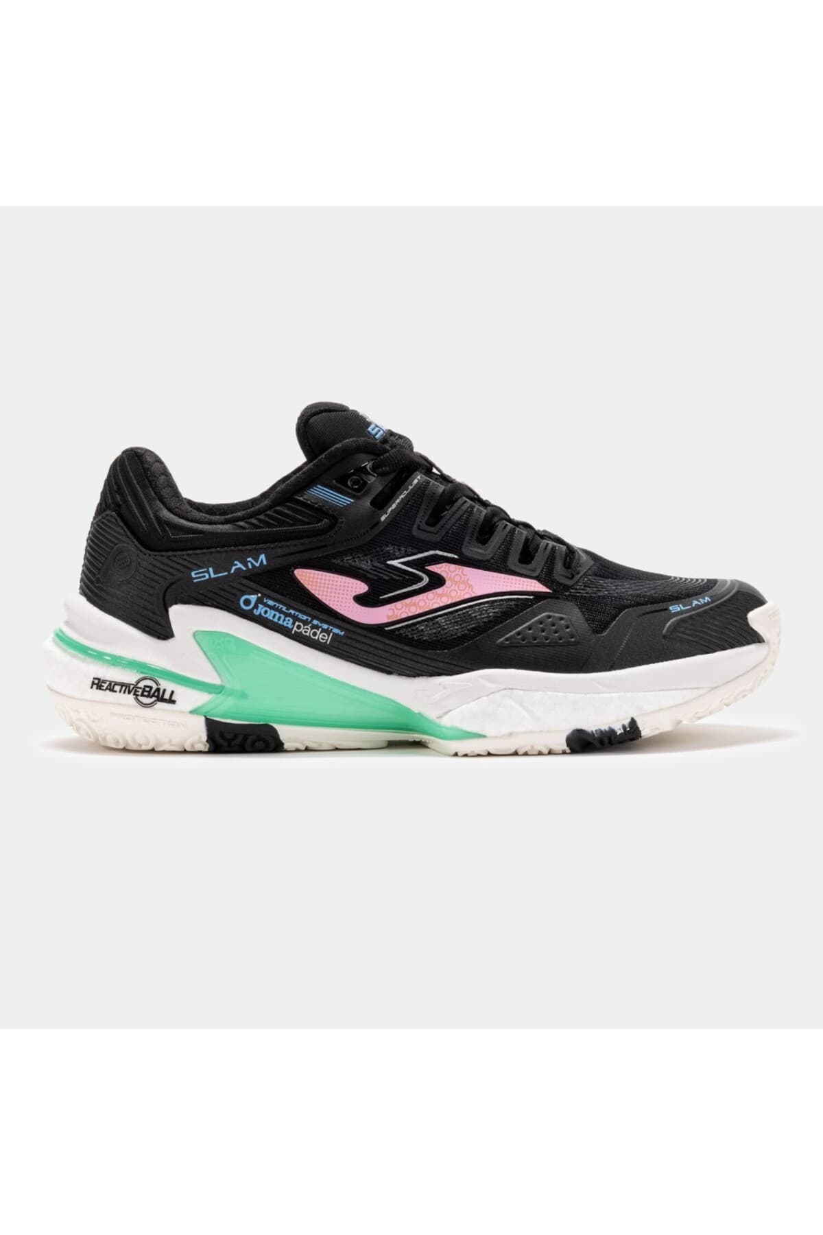کفش تنیس و پدل زنانه Joma مشکی مناسب زمین خاکی و هاردکورت مدل TSLALS2502OM کفش تنیس و پدل زنانه Joma مشکی مناسب زمین خاکی و هاردکورت مدل TSLALS2502OM