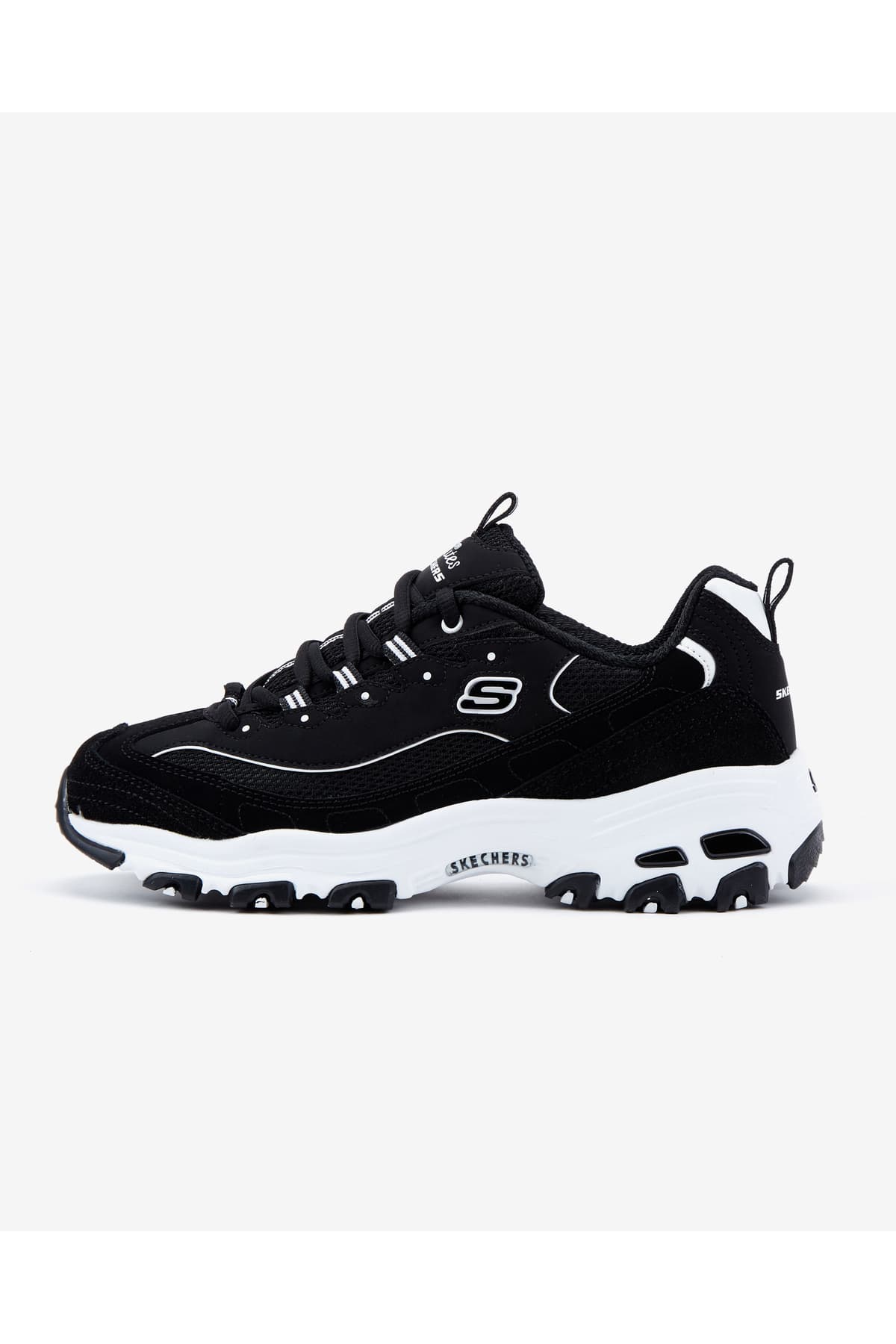 کفش اسنیکرز زنانه Skechers مشکی D'lites MARCH FORWARD مدل 13148 BKW کفش اسنیکرز زنانه Skechers مشکی D'lites MARCH FORWARD مدل 13148 BKW