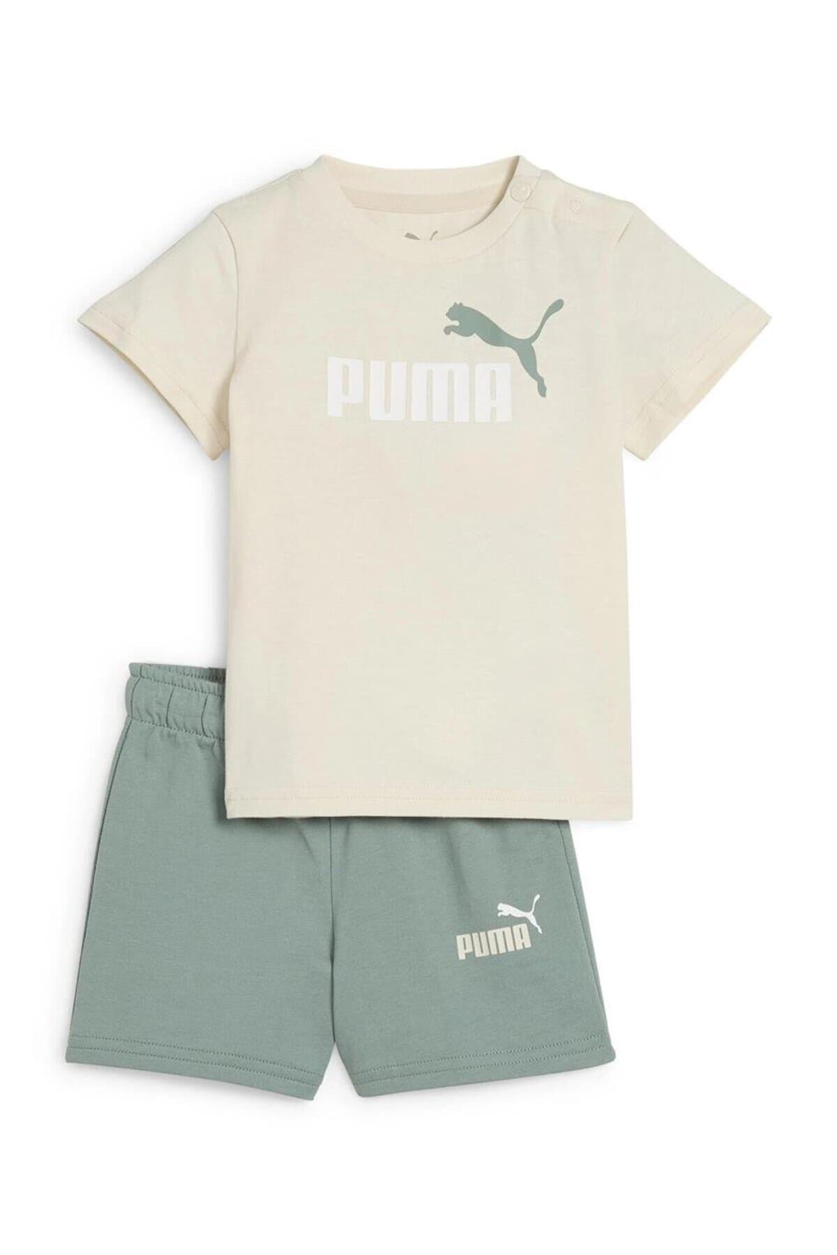ست تیشرت و شورت زنانه Puma ESS رنگ سفید برفی ست تیشرت و شورت زنانه Puma ESS رنگ سفید برفی