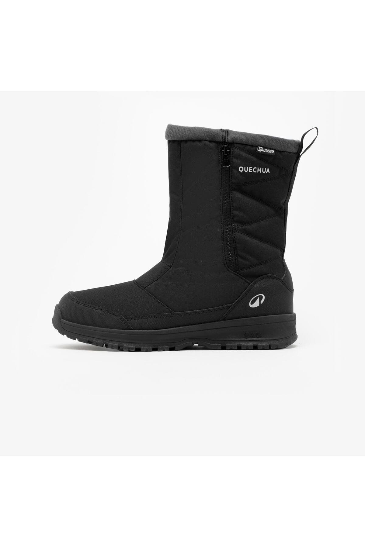 چکمه برفی مردانه Decathlon Quechua ضدآب مشکی مدل NH100 چکمه برفی مردانه Decathlon Quechua ضدآب مشکی مدل NH100