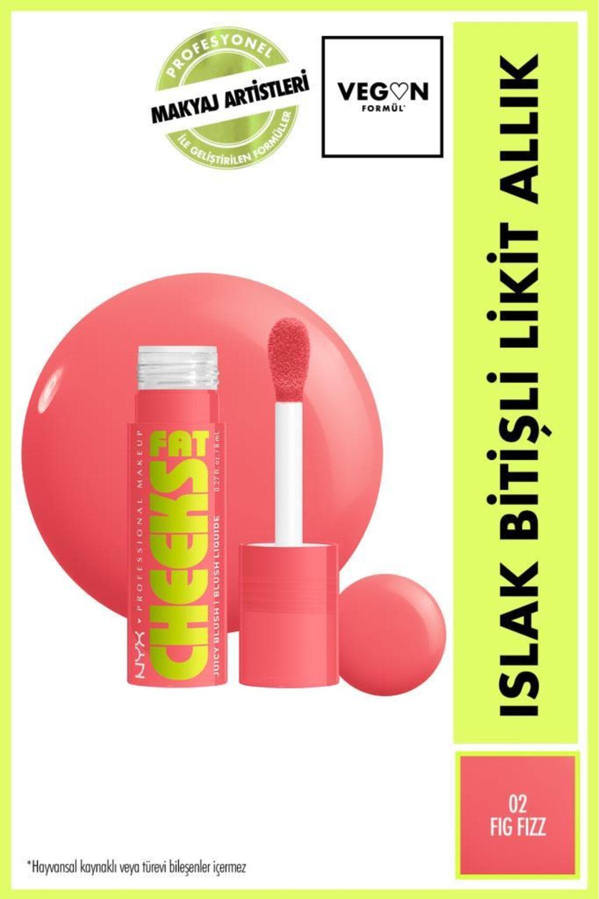 رژگونه مایع NYX Professional Makeup Fat Cheeks با جلوه مرطوب 5 Peach Plunge رژگونه مایع NYX Professional Makeup Fat Cheeks با جلوه مرطوب 5 Peach Plunge