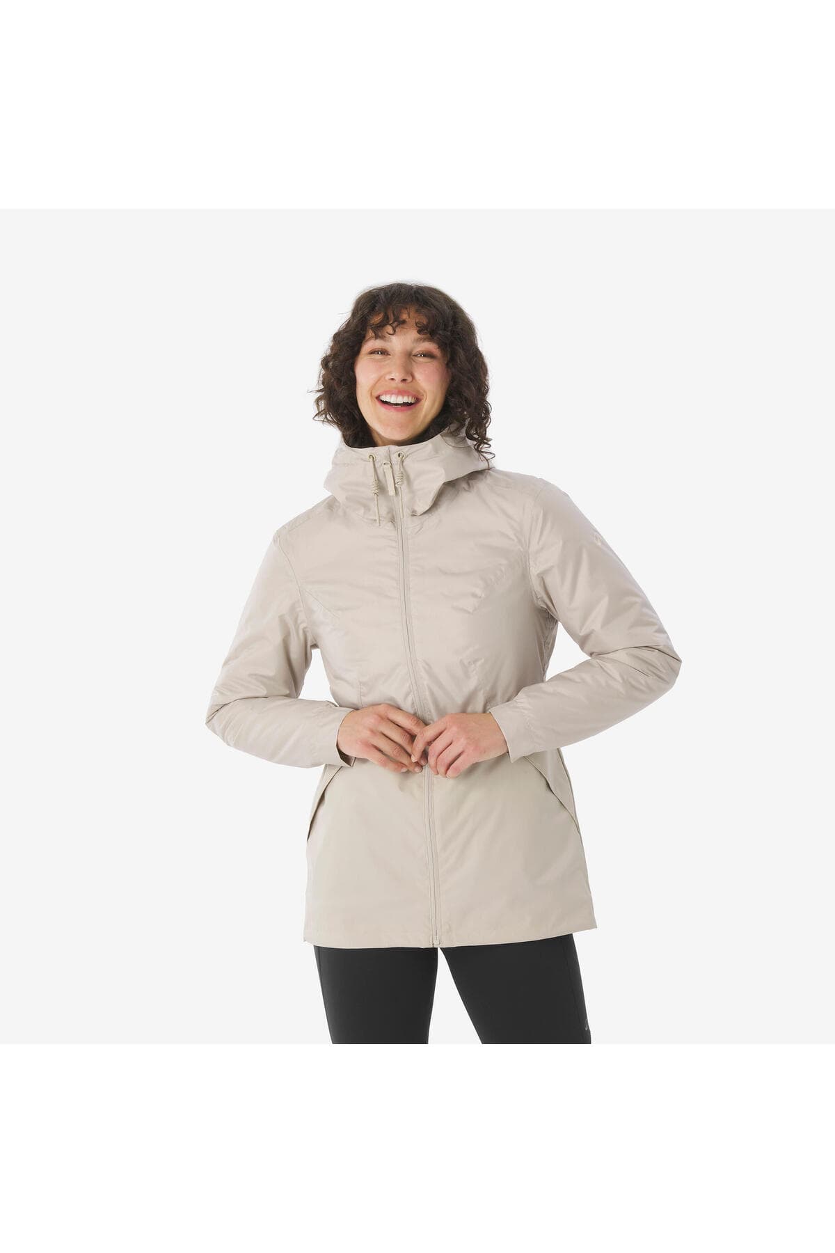 کاپشن زمستانی زنانه Decathlon Quechua ضدآب بژ مدل NH100 -5 °C کاپشن زمستانی زنانه Decathlon Quechua ضدآب بژ مدل NH100 -5 °C