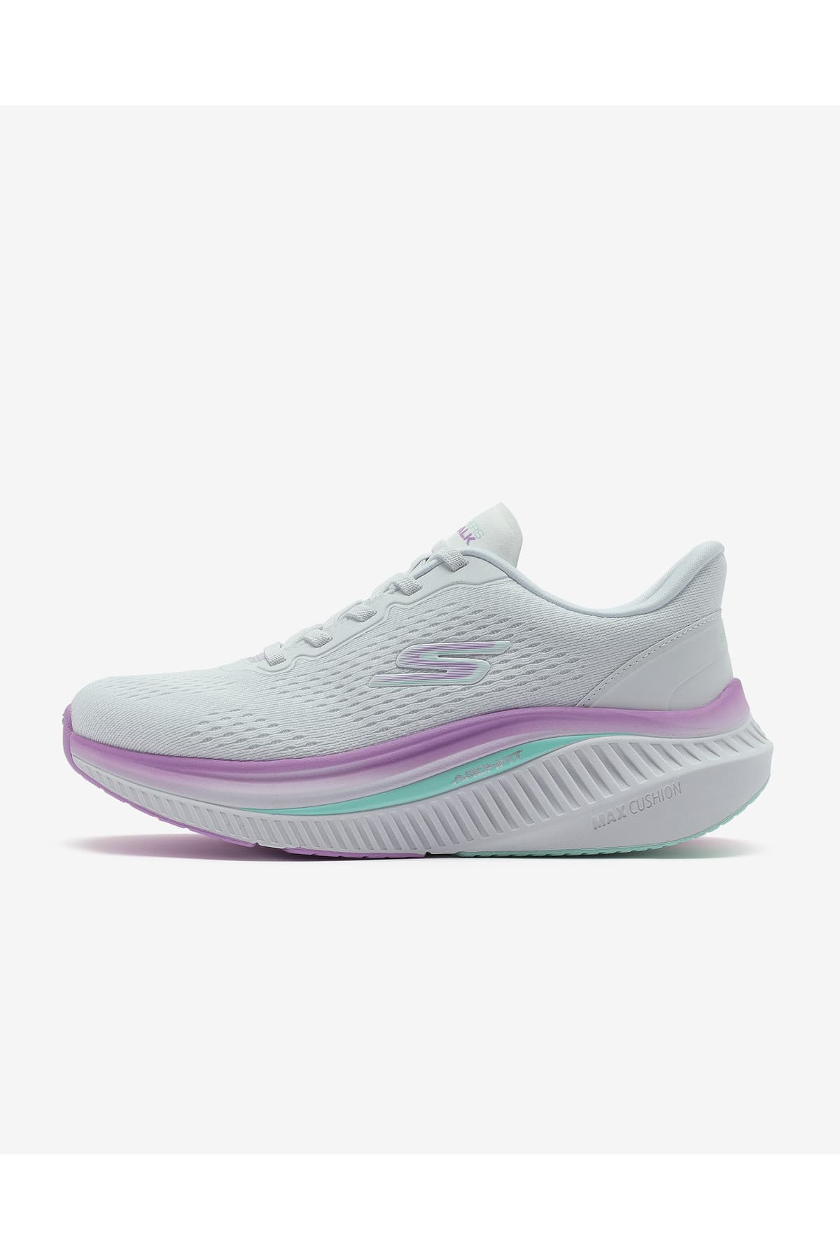 کفش پیادهروی زنانه Skechers سفید GO WALK MAX CUSHIONING ARCH FIT-ROSLYN مدل 125581 WMLT کفش پیادهروی زنانه Skechers سفید GO WALK MAX CUSHIONING ARCH FIT-ROSLYN مدل 125581 WMLT