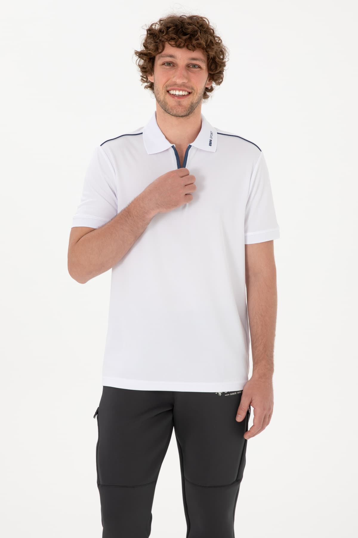 تیشرت مردانه U.S. Polo Assn. فیت معمولی یقه پولو سفید مدل 50299560-VR013 تیشرت مردانه U.S. Polo Assn. فیت معمولی یقه پولو سفید مدل 50299560-VR013