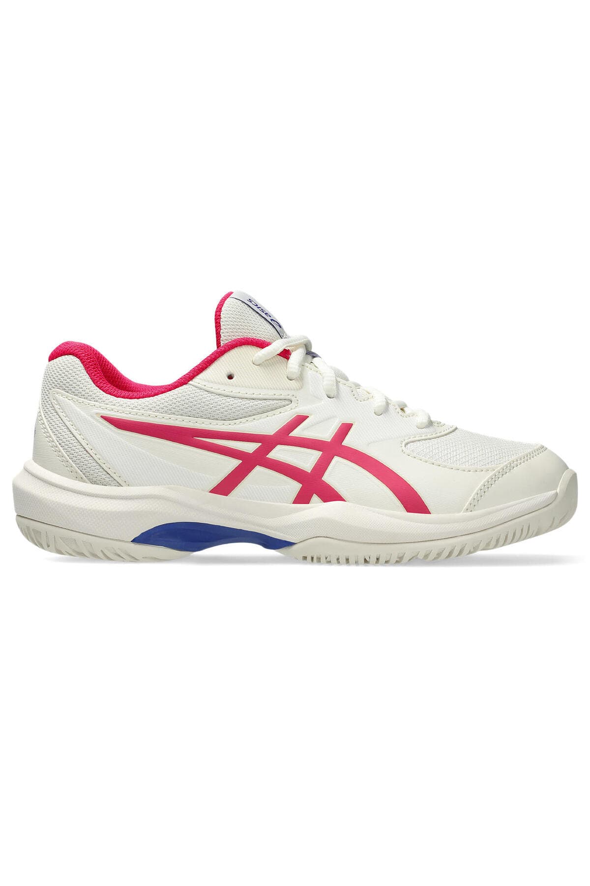 کفش تنیس بچگانه Asics سفید مایل به کرم مدل GEL-GAME GS 1044A083-102 کفش تنیس بچگانه Asics سفید مایل به کرم مدل GEL-GAME GS 1044A083-102