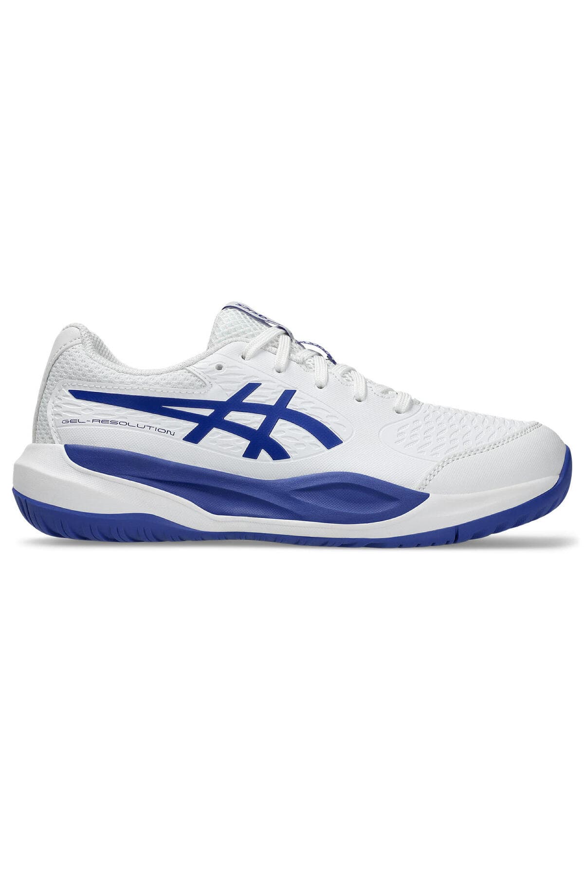کفش تنیس بچگانه سفید Asics GEL-RESOLUTION X GS مدل 1044A081-100 کفش تنیس بچگانه سفید Asics GEL-RESOLUTION X GS مدل 1044A081-100