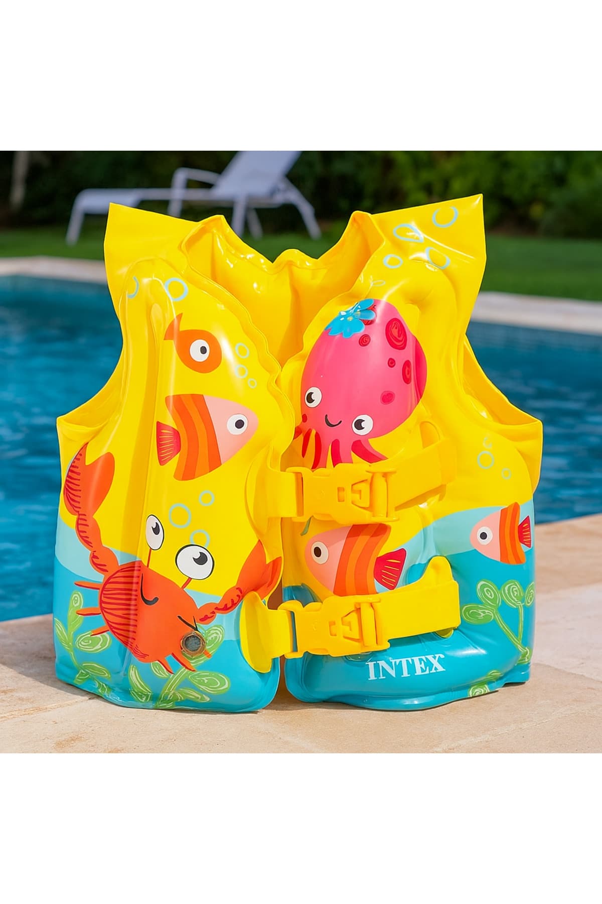 جلیقه نجات و شنای بادی Intex سایز 41x30 cm جلیقه نجات و شنای بادی Intex سایز 41x30 cm