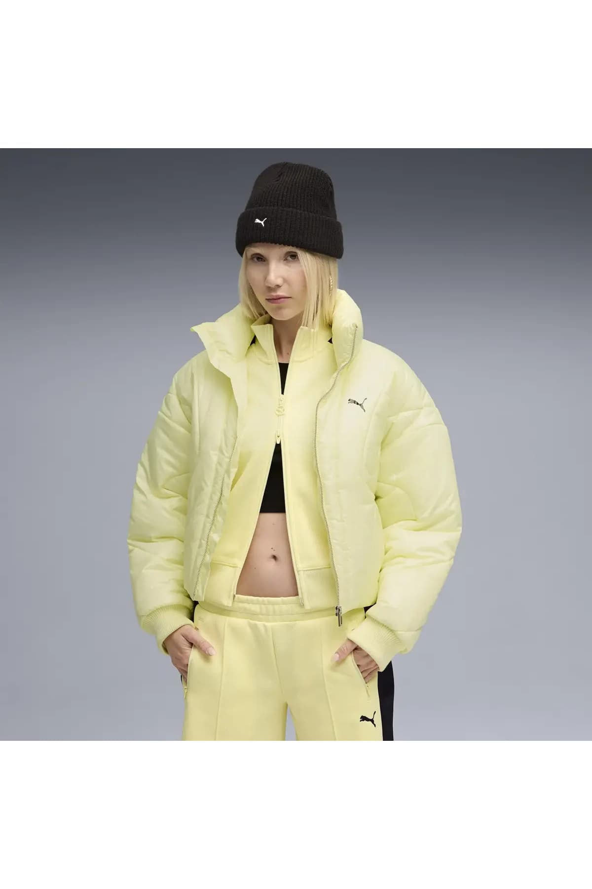 مونت زنانه Puma زرد Dare to Puffer مونت زنانه Puma زرد Dare to Puffer