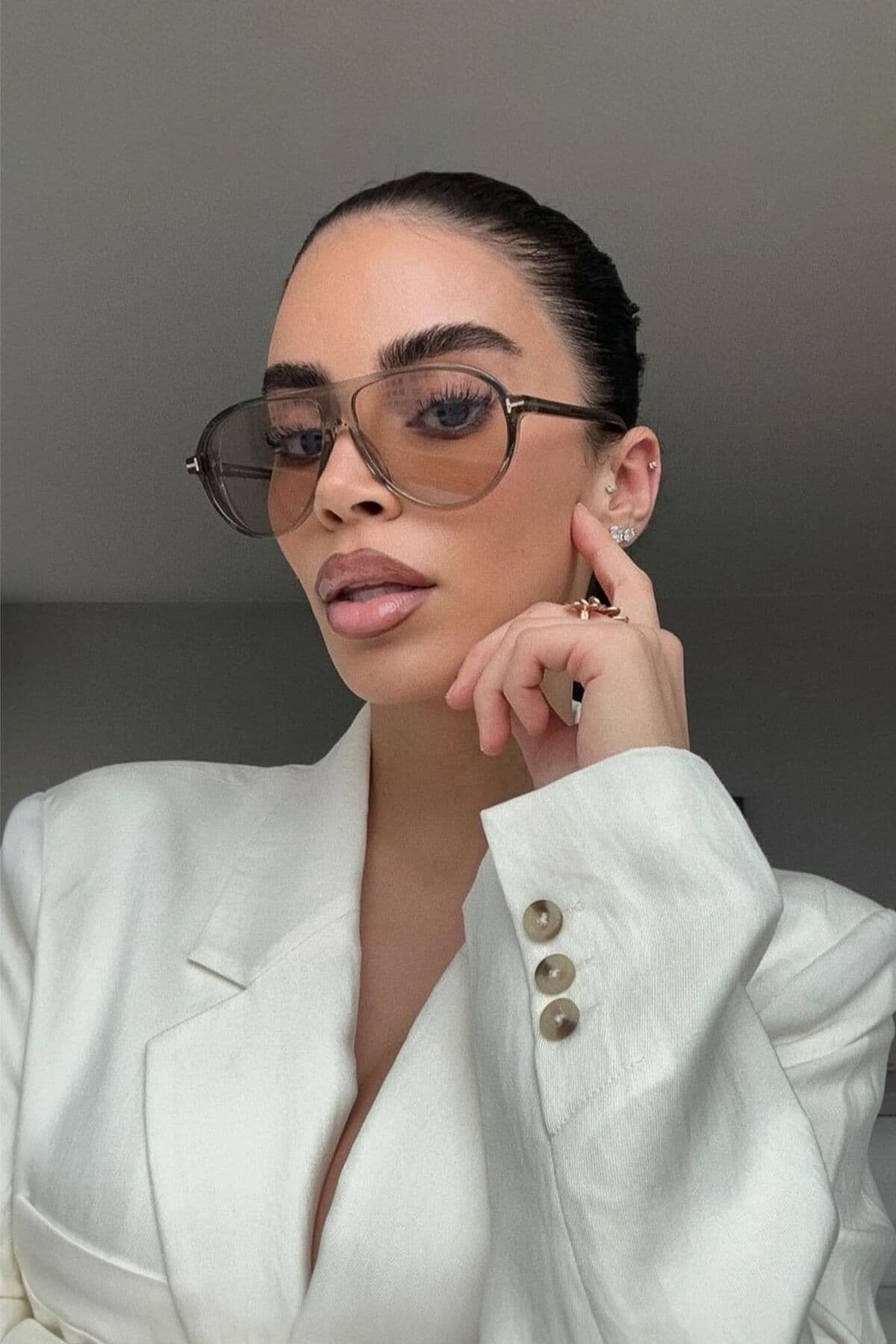 عینک آفتابی پایلوت یونیسکس REN EYEWEAR مدل Sepia Air رنگ نود UV400 عینک آفتابی پایلوت یونیسکس REN EYEWEAR مدل Sepia Air رنگ نود UV400