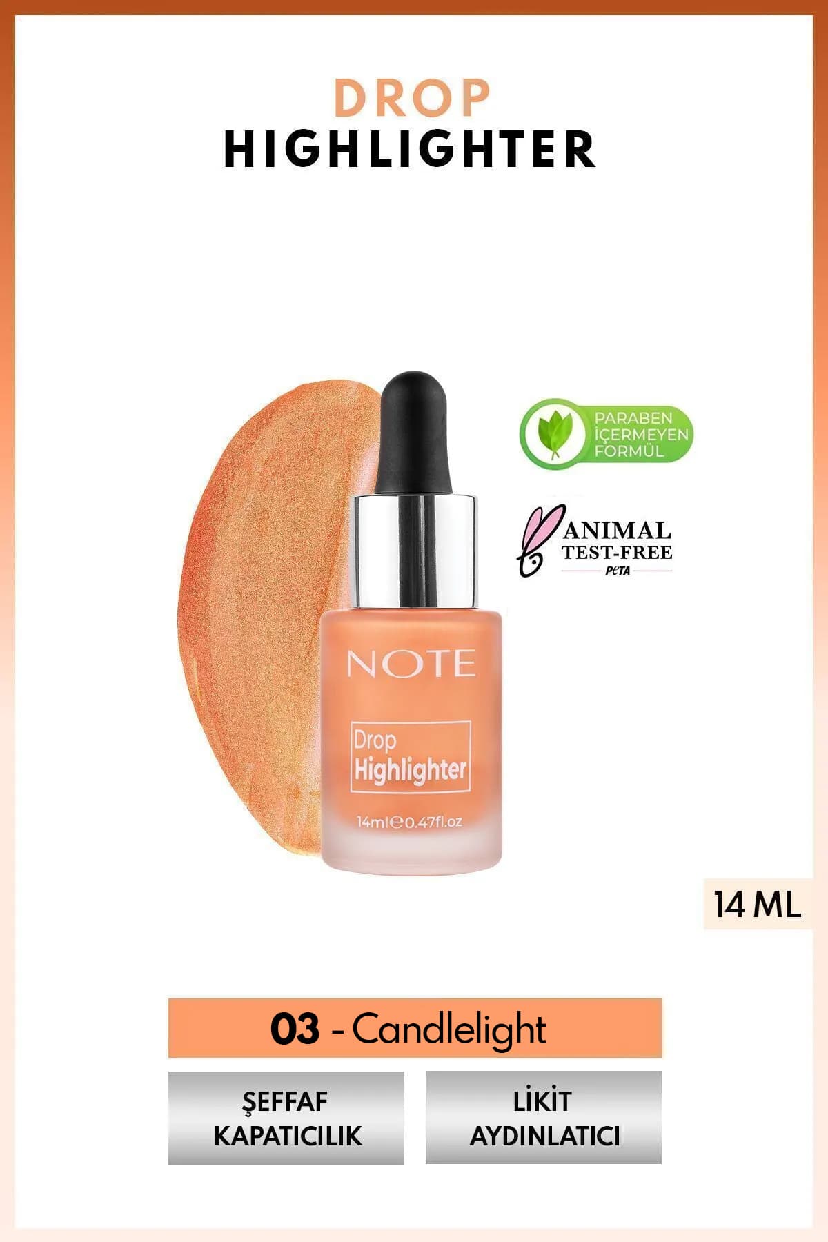 هایلایتر مایع درخشان Note Cosmetics Drop مدل 01 Pearl Rose هایلایتر مایع درخشان Note Cosmetics Drop مدل 01 Pearl Rose