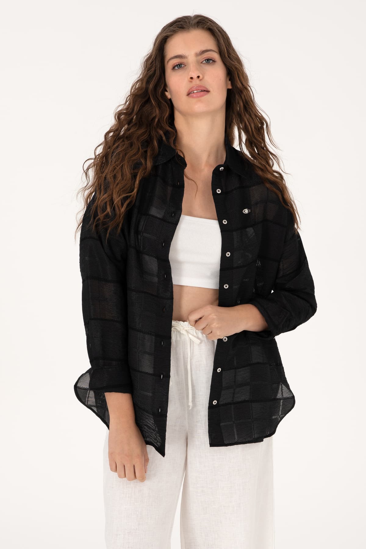 پیراهن زنانه U.S. Polo Assn. مشکی آستین بلند مدل 50299665-VR046 پیراهن زنانه U.S. Polo Assn. مشکی آستین بلند مدل 50299665-VR046