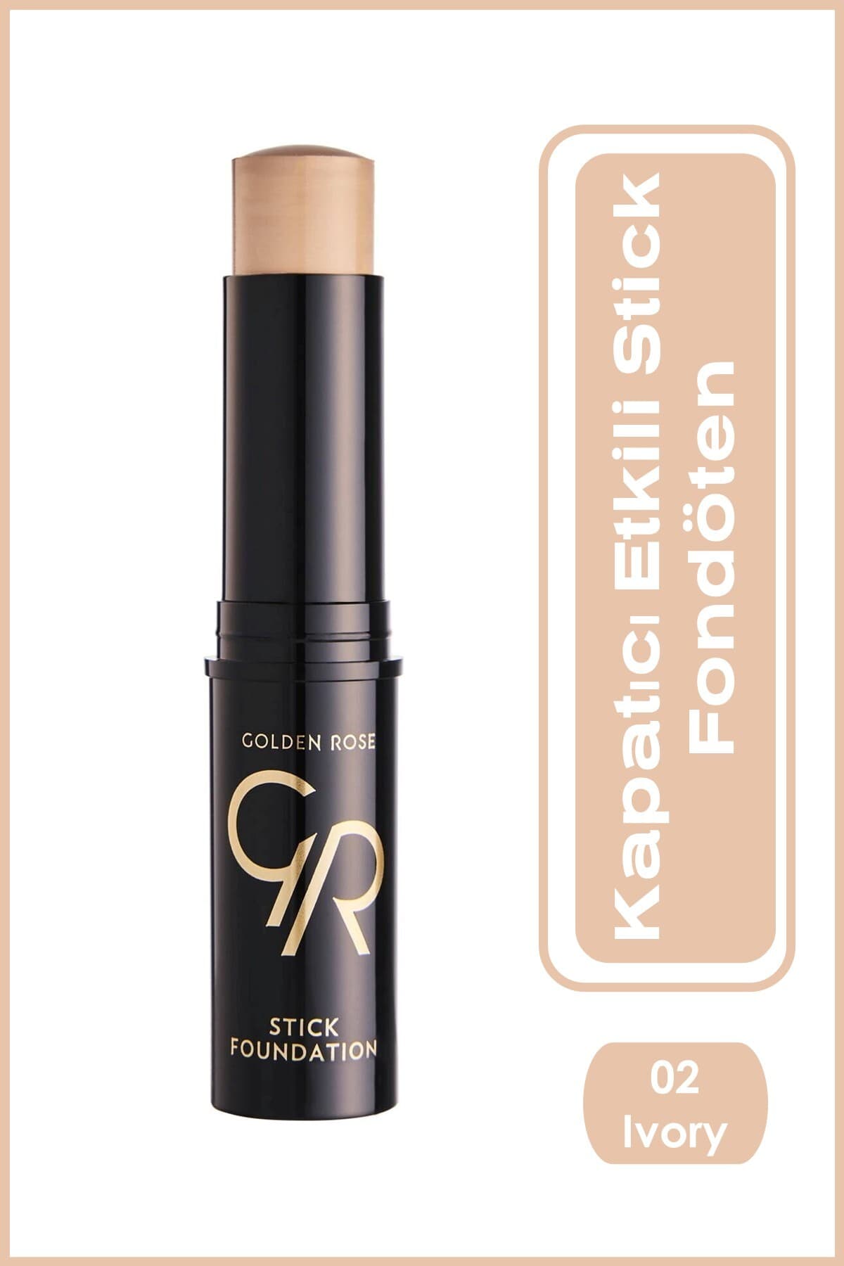 فاندیشن استیک Golden Rose رنگ عاجی 02 فاندیشن استیک Golden Rose رنگ عاجی 02