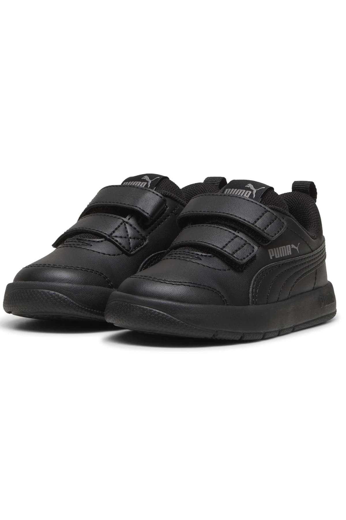 کفش ورزشی طبی کودک Puma مشکی مدل Courtflex V3 V Ps 397642 کفش ورزشی طبی کودک Puma مشکی مدل Courtflex V3 V Ps 397642