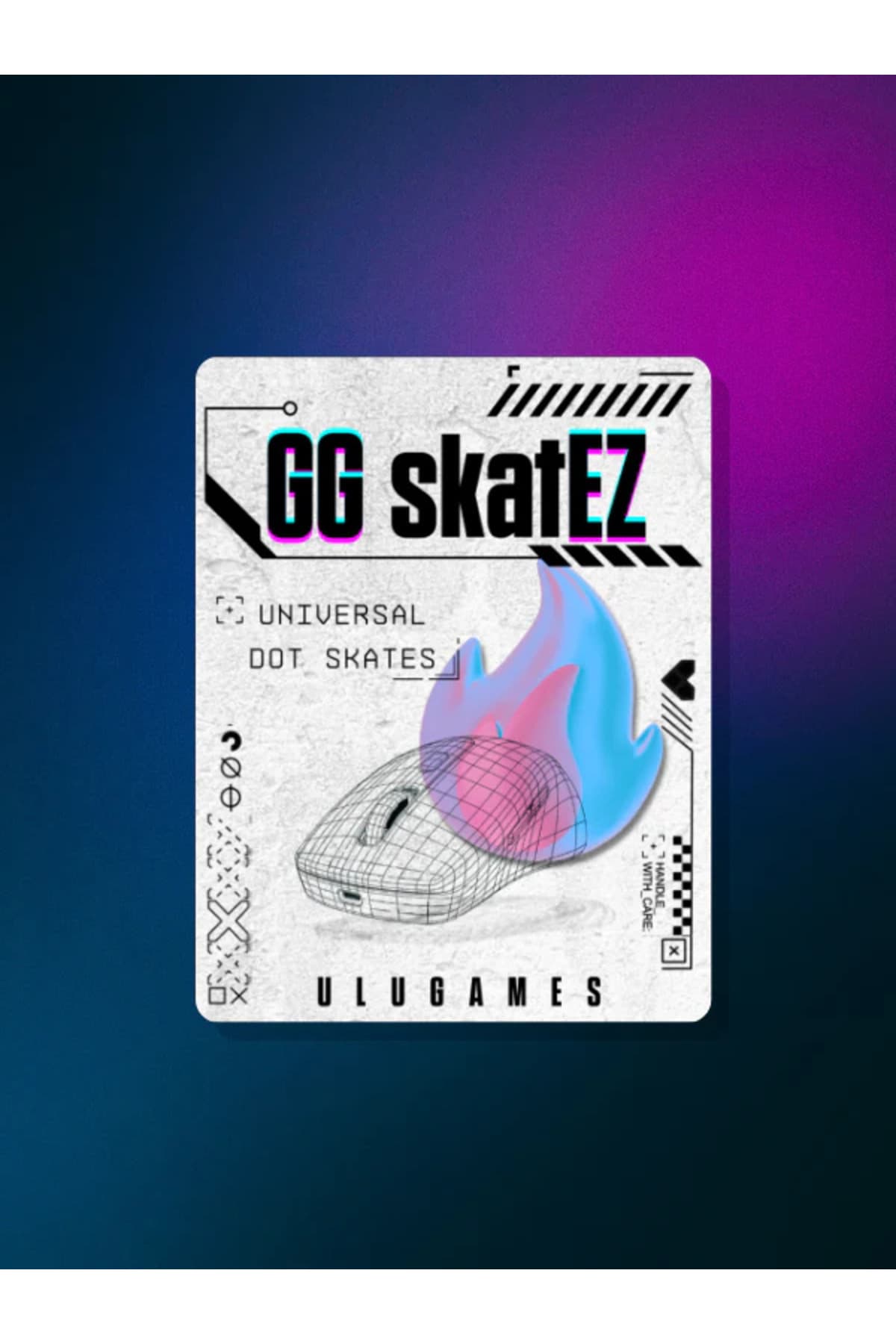 اسکیت ماوس ULUGAMES جهانی نقطهای %100 PTFE مدل GG skatEZ اسکیت ماوس ULUGAMES جهانی نقطهای %100 PTFE مدل GG skatEZ