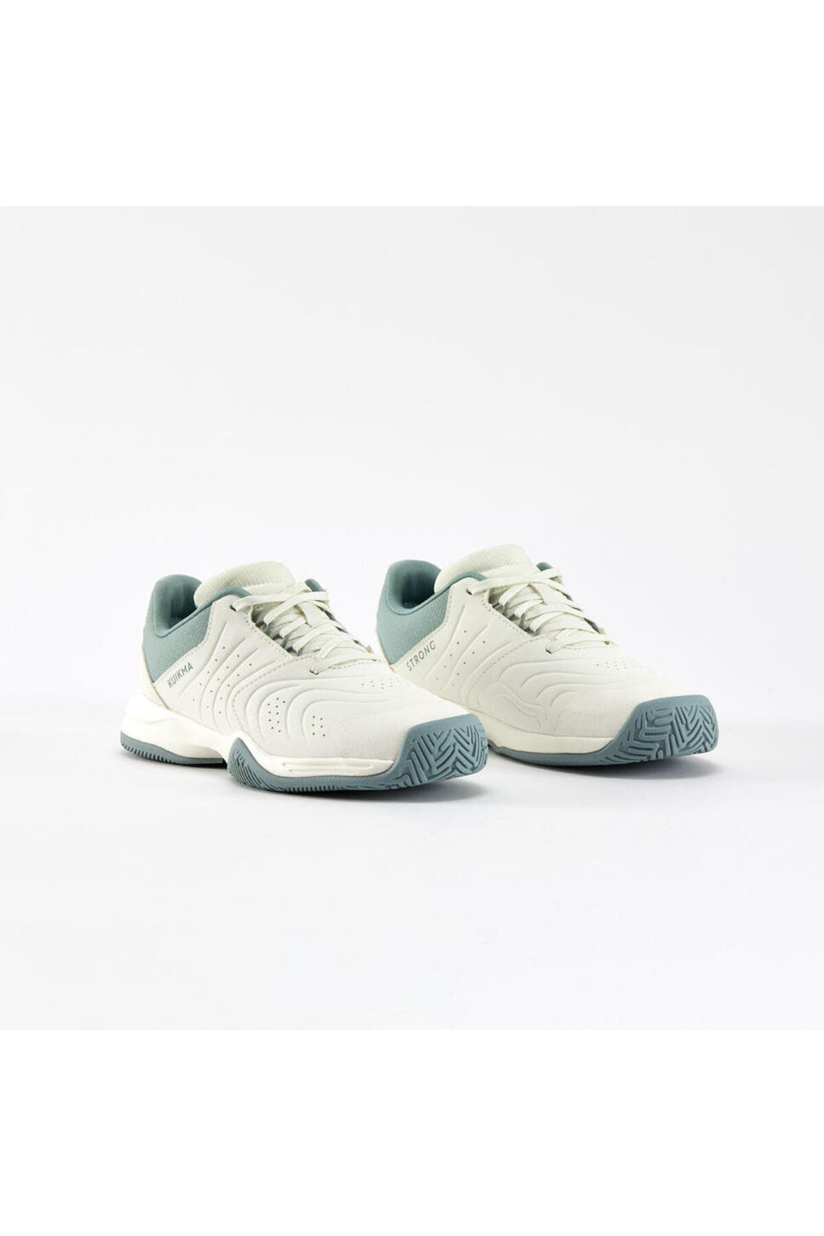 کفش تنیس بندی کودک Decathlon سفید/خاکی شماره 35/39 مدل Ts Strong Jr کفش تنیس بندی کودک Decathlon سفید/خاکی شماره 35/39 مدل Ts Strong Jr