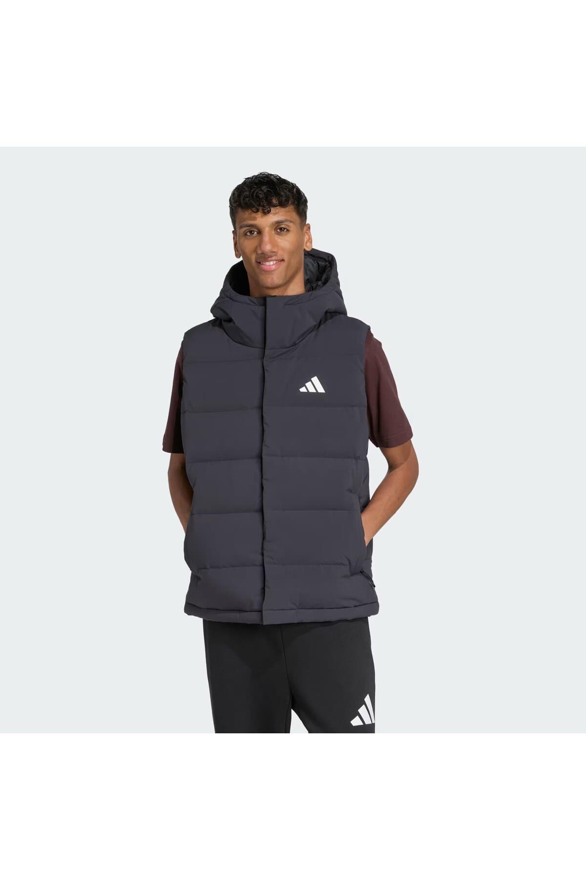 جلیقه مردانه adidas کلاهدار پردار Helionic CLIMAWARM مدل JN2118 جلیقه مردانه adidas کلاهدار پردار Helionic CLIMAWARM مدل JN2118