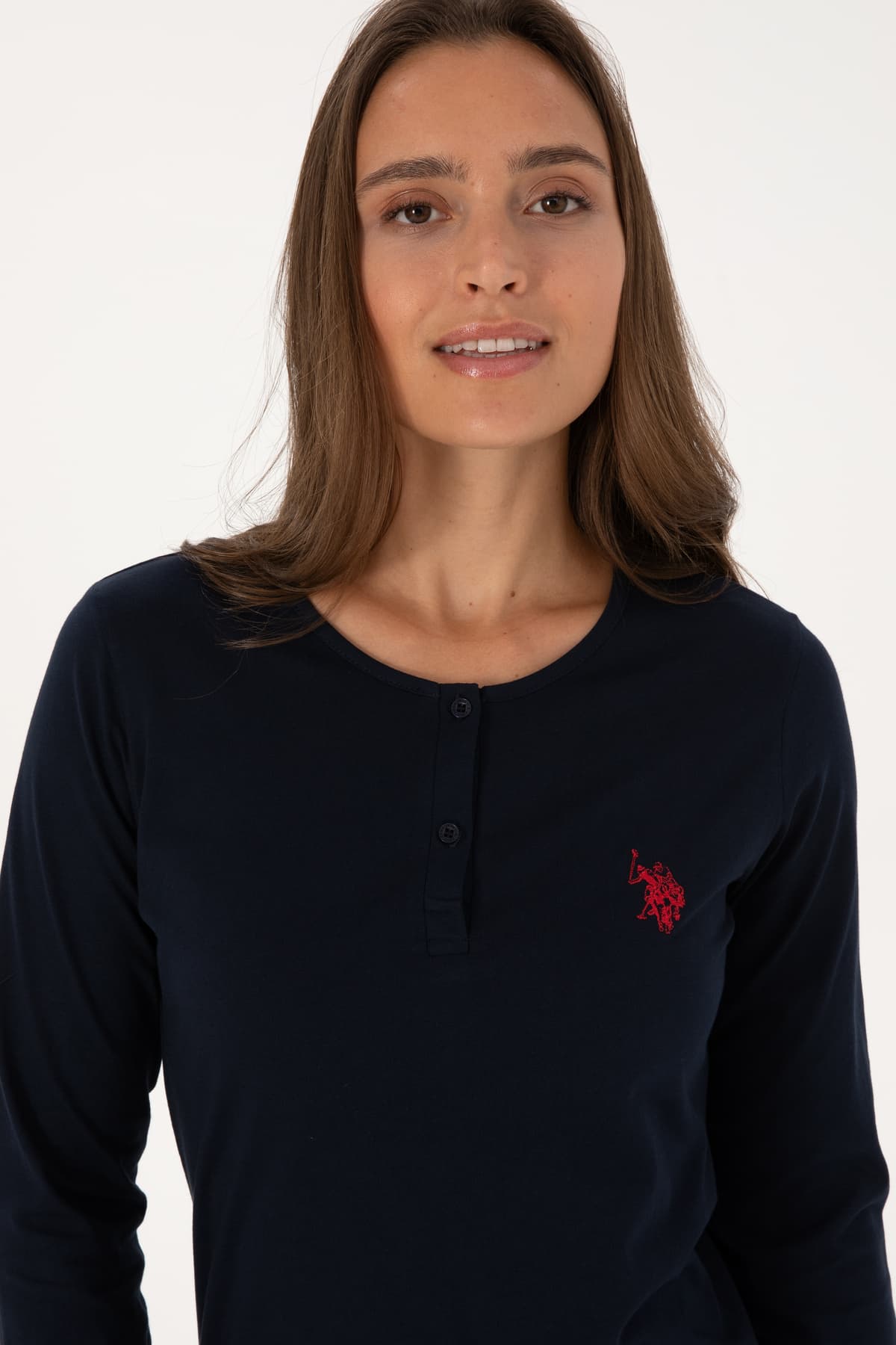 ست پیژامه زنانه U.S. Polo Assn. طرح سال نو سرمهای مدل 50318894-VR033 ست پیژامه زنانه U.S. Polo Assn. طرح سال نو سرمهای مدل 50318894-VR033