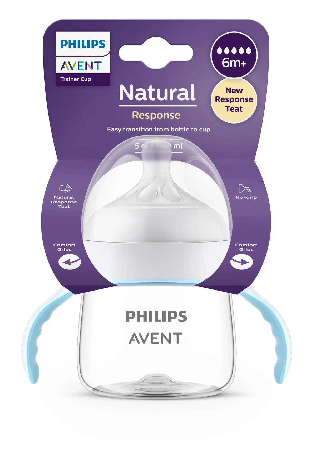 لیوان آموزشی Philips Avent با جریان طبیعی، 150ml، مناسب 6+ ماه، مدل SCF263/61 لیوان آموزشی Philips Avent با جریان طبیعی، 150ml، مناسب 6+ ماه، مدل SCF263/61