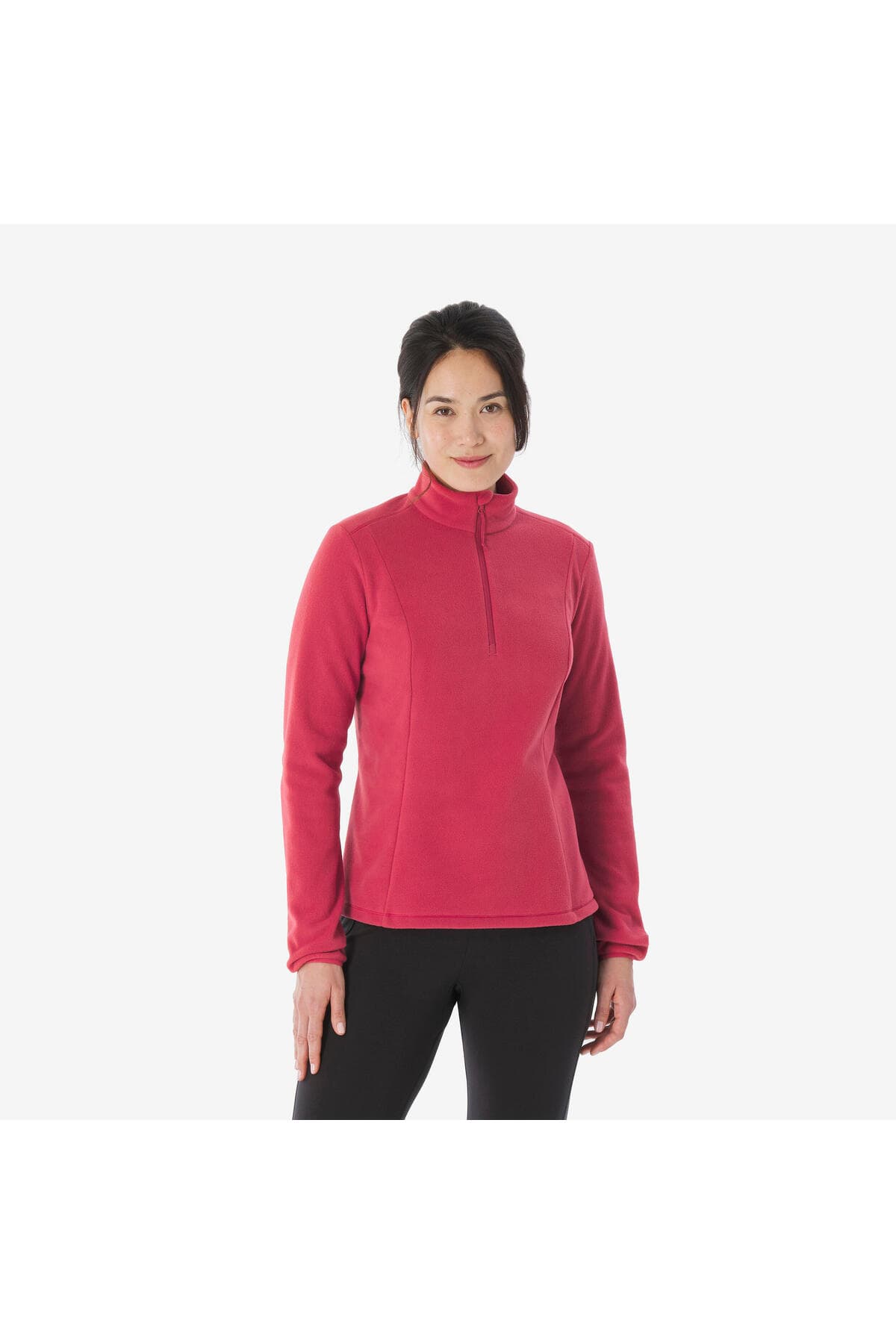 کاپشن پولار زنانه Decathlon Quechua اوتدور صورتی مدل MH100 کاپشن پولار زنانه Decathlon Quechua اوتدور صورتی مدل MH100