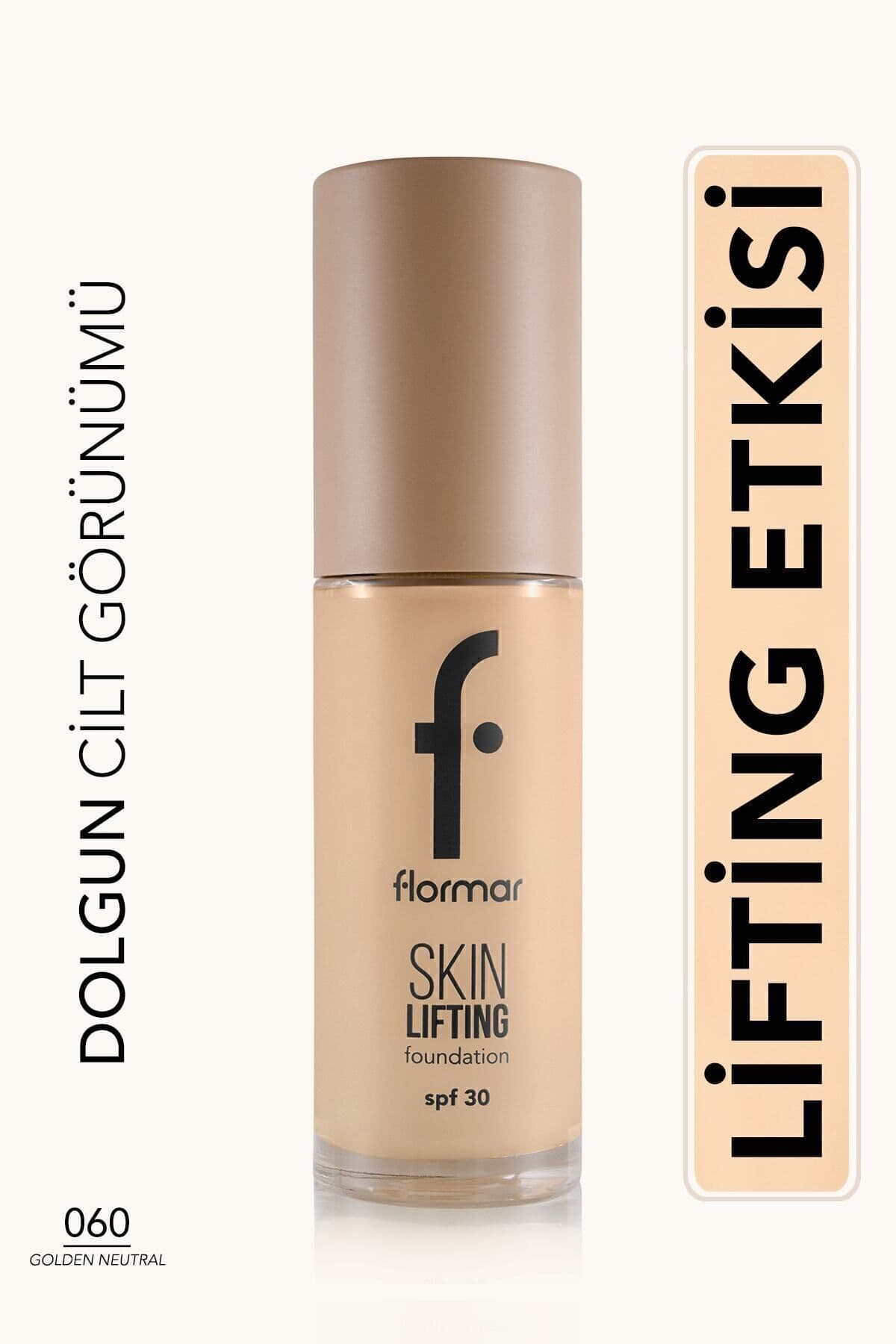 کرم پودر Flormar لیفتینگکننده SPF30 رنگ 060 Golden Neutral کرم پودر Flormar لیفتینگکننده SPF30 رنگ 060 Golden Neutral