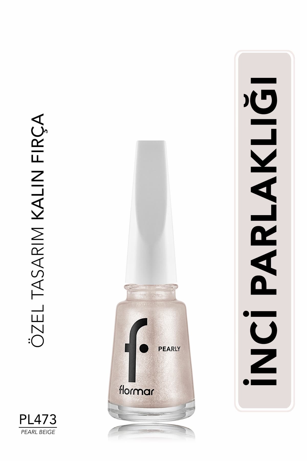 لاک ناخن Flormar Pearly با جلوه صدفی نیمهشفاف و براق لاک ناخن Flormar Pearly با جلوه صدفی نیمهشفاف و براق