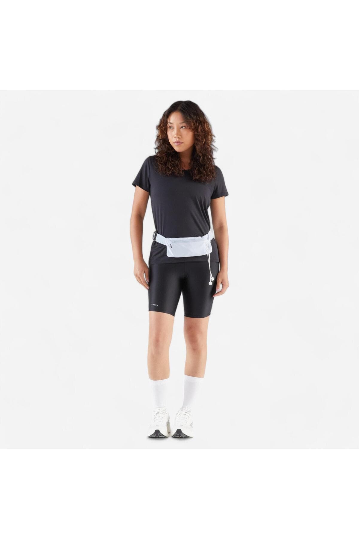 کیف کمری دویدن و تلفن زنانه Decathlon Kiprun خاکستری مدل Basique 2 کیف کمری دویدن و تلفن زنانه Decathlon Kiprun خاکستری مدل Basique 2