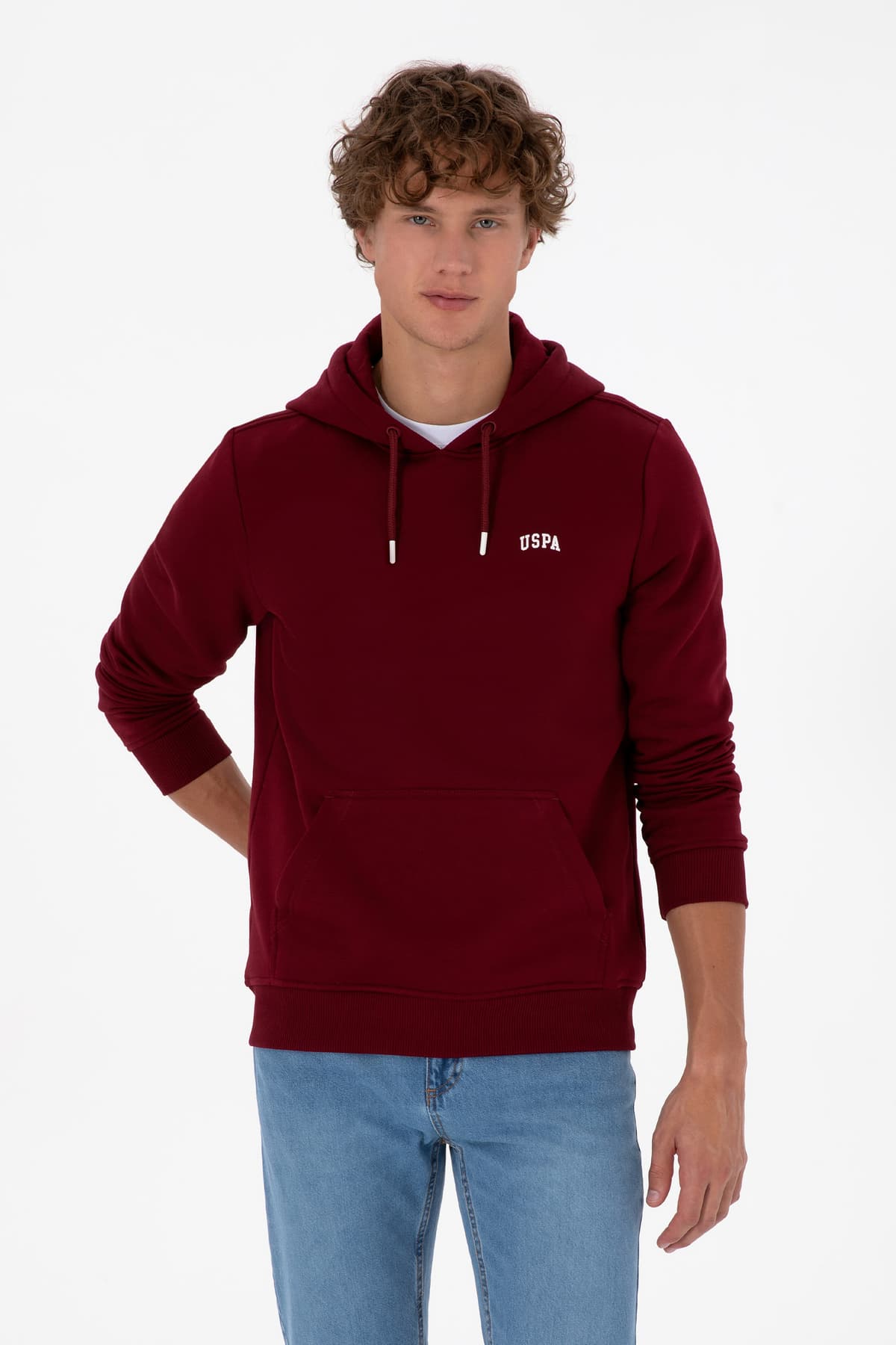 سوئیشرت مردانه U.S. Polo Assn. هودیدار شاردون زرشکی فیت معمولی مدل 50315582-VR014 سوئیشرت مردانه U.S. Polo Assn. هودیدار شاردون زرشکی فیت معمولی مدل 50315582-VR014
