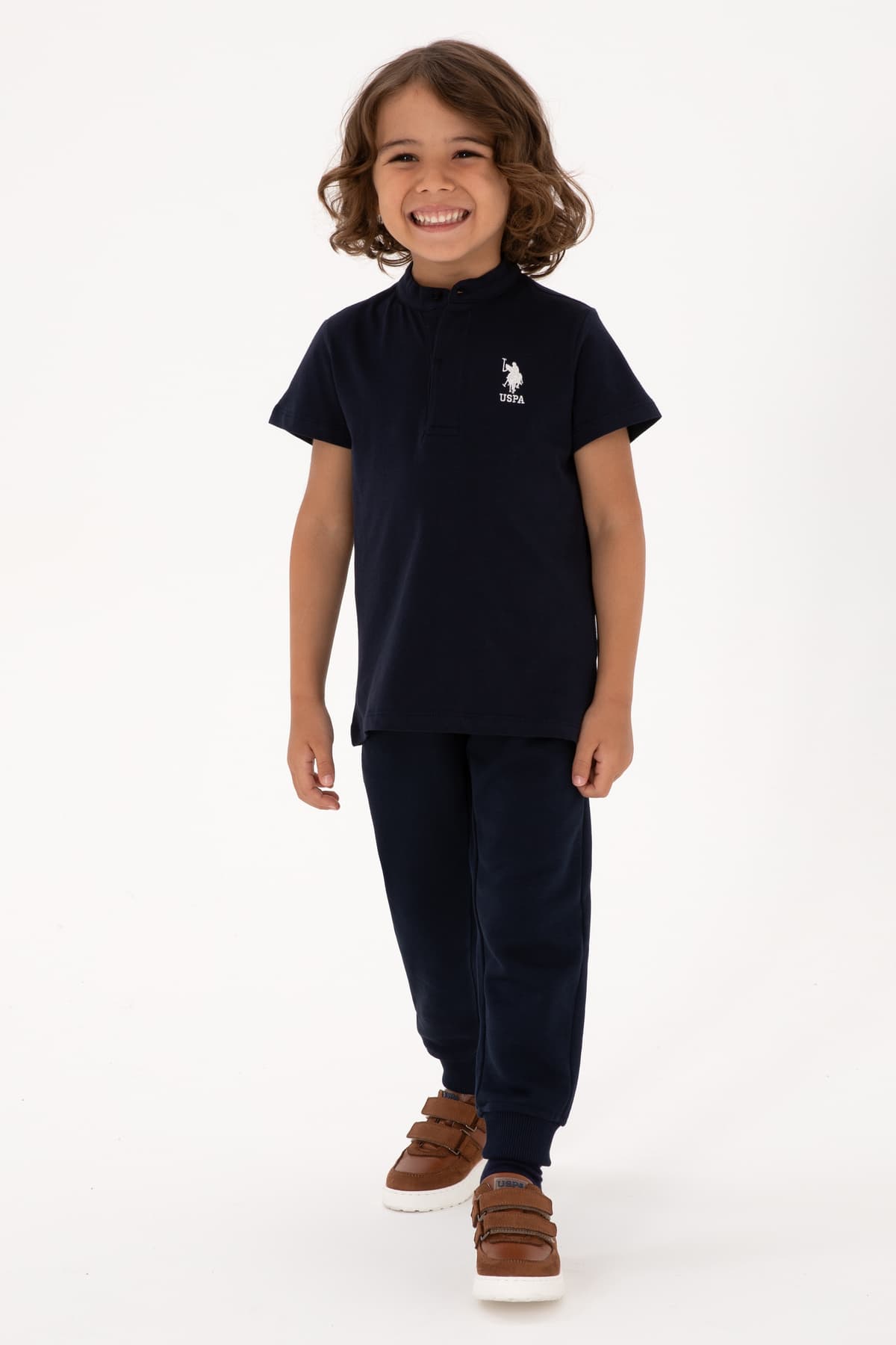 شلوار گرمکن پسرانه U.S. Polo Assn. سرمهای مدل 50314026-VR033 شلوار گرمکن پسرانه U.S. Polo Assn. سرمهای مدل 50314026-VR033