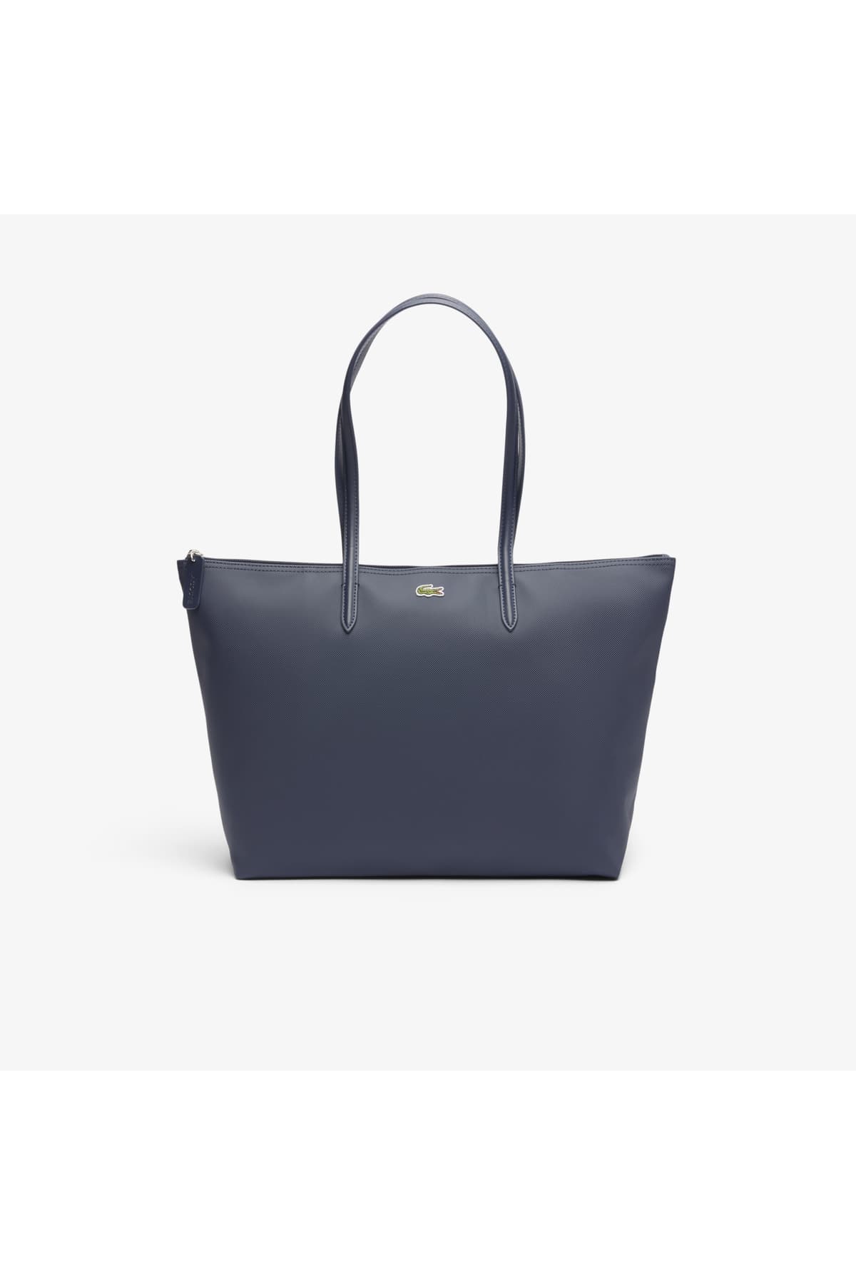 کیف دوشی زنانه Lacoste سرمهای بزرگ مدل L.12.12 کیف دوشی زنانه Lacoste سرمهای بزرگ مدل L.12.12