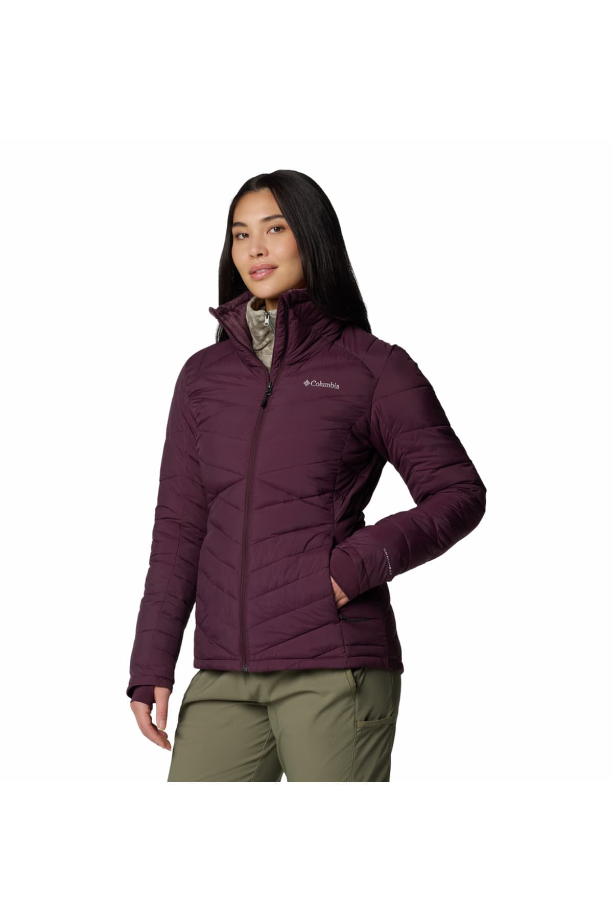 ژاکت زنانه Columbia زیپ کامل Joy Peak II مدل WK1921 2089081-607 ژاکت زنانه Columbia زیپ کامل Joy Peak II مدل WK1921 2089081-607