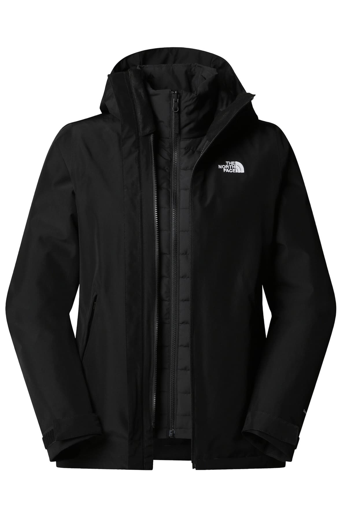 ژاکت زنانه The North Face کلاهدار Carto Mono Triclimate مشکی مدل NF0A8D3DJK31 ژاکت زنانه The North Face کلاهدار Carto Mono Triclimate مشکی مدل NF0A8D3DJK31