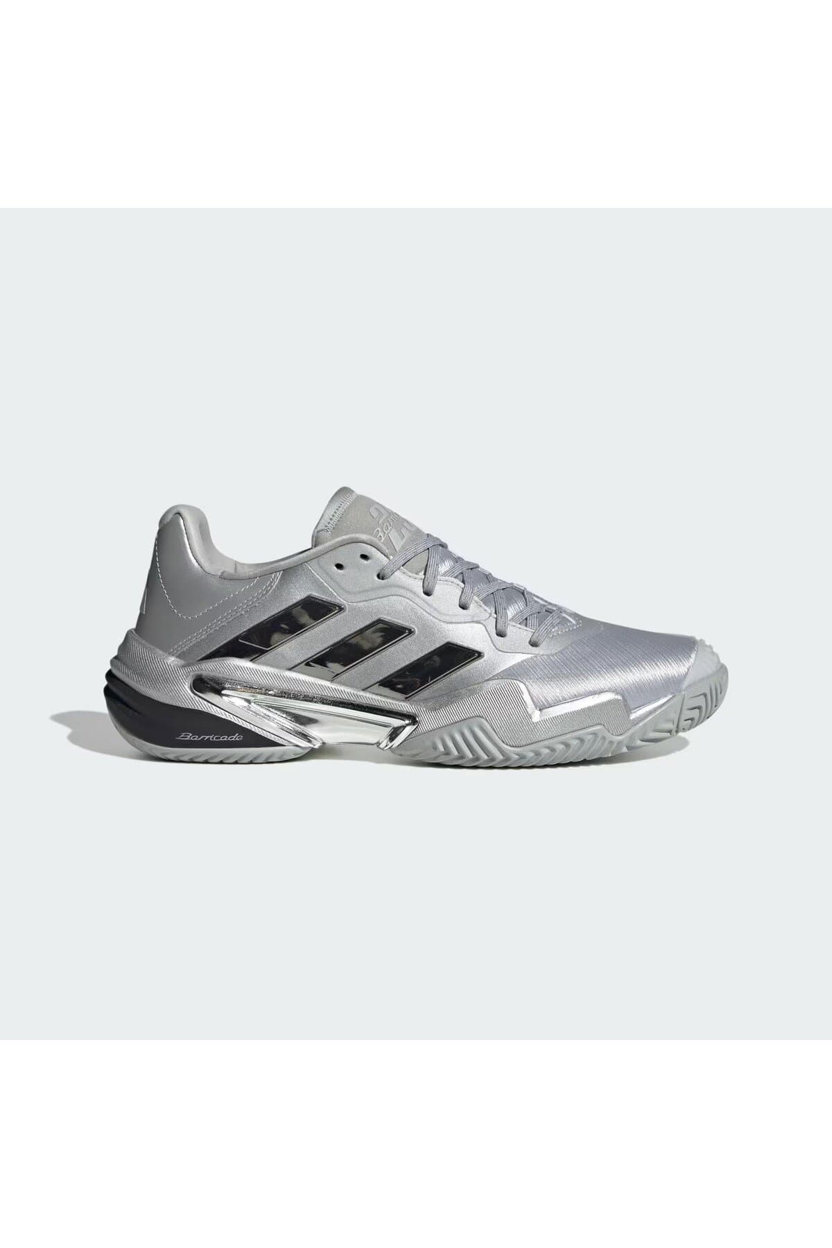 کفش تنیس مردانه adidas نسخه نقرهای مدل Barricade 13 کفش تنیس مردانه adidas نسخه نقرهای مدل Barricade 13