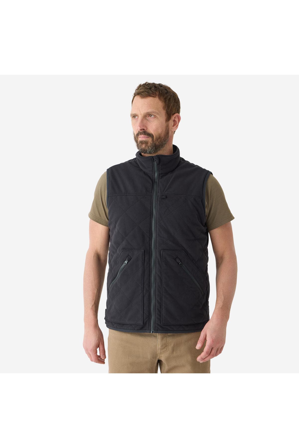 جلیقه شکاری مردانه Decathlon Solognac مشکی شکار و مشاهده طبیعت مدل 500 جلیقه شکاری مردانه Decathlon Solognac مشکی شکار و مشاهده طبیعت مدل 500