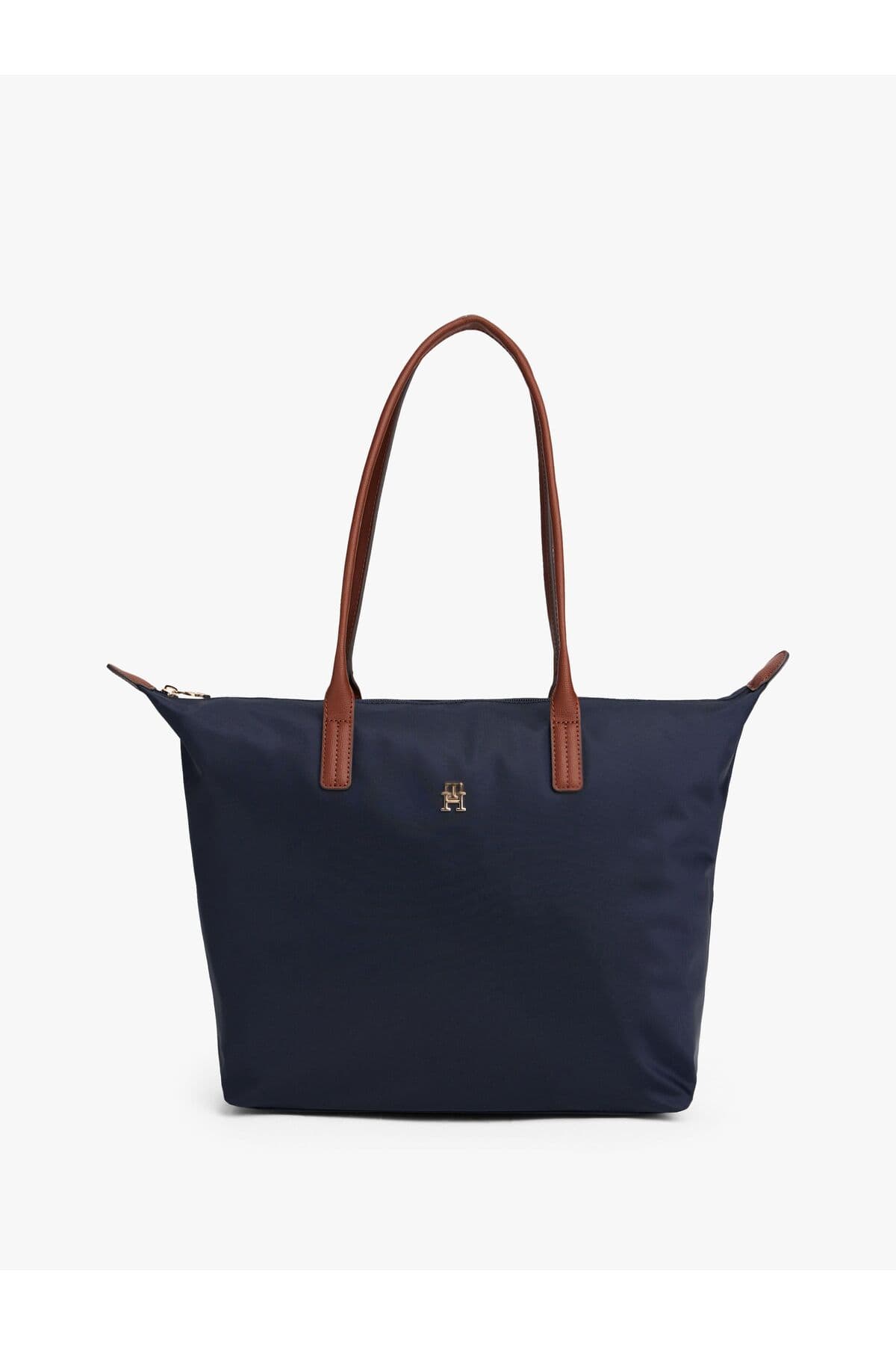 کیف شانهای زنانه Tommy Hilfiger سرمهای با لوگوی فلزی TH مدل AW0AW17711-DW6 کیف شانهای زنانه Tommy Hilfiger سرمهای با لوگوی فلزی TH مدل AW0AW17711-DW6
