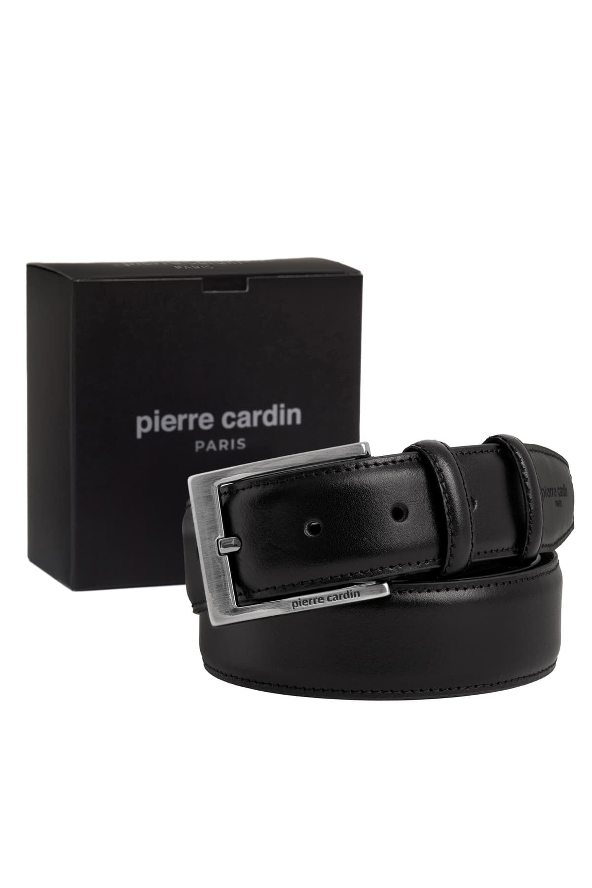 کمربند مردانه Pierre Cardin چرمی مشکی عرض 3.5 cm مدل PCK02009SIA کمربند مردانه Pierre Cardin چرمی مشکی عرض 3.5 cm مدل PCK02009SIA