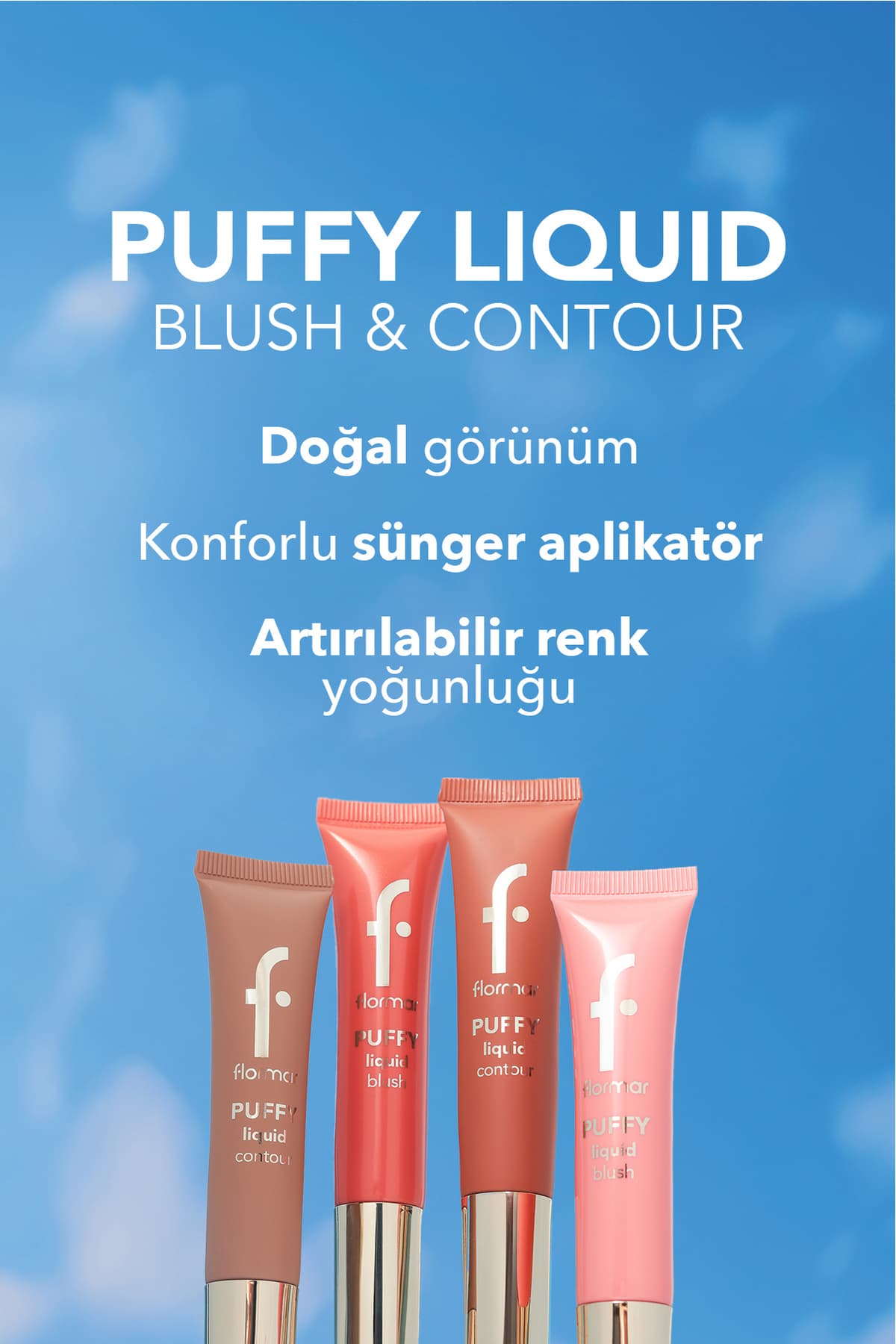 رژگونه مایع Flormar Puffy با آپلیکاتور اسفنجی مدل 001 Pinky Glow رژگونه مایع Flormar Puffy با آپلیکاتور اسفنجی مدل 001 Pinky Glow