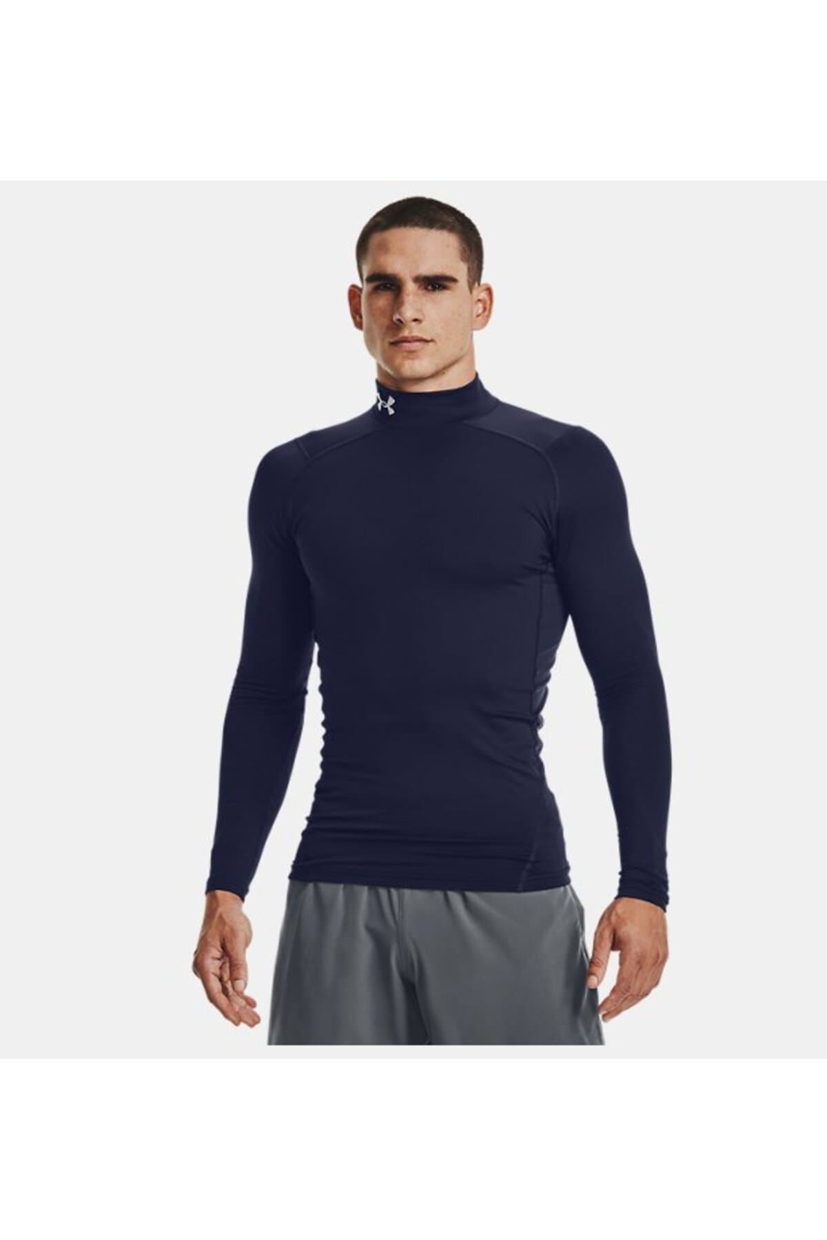تیشرت آستینبلند مردانه Under Armour مدل UA CG Armour Comp Mock 1366072-410 تیشرت آستینبلند مردانه Under Armour مدل UA CG Armour Comp Mock 1366072-410
