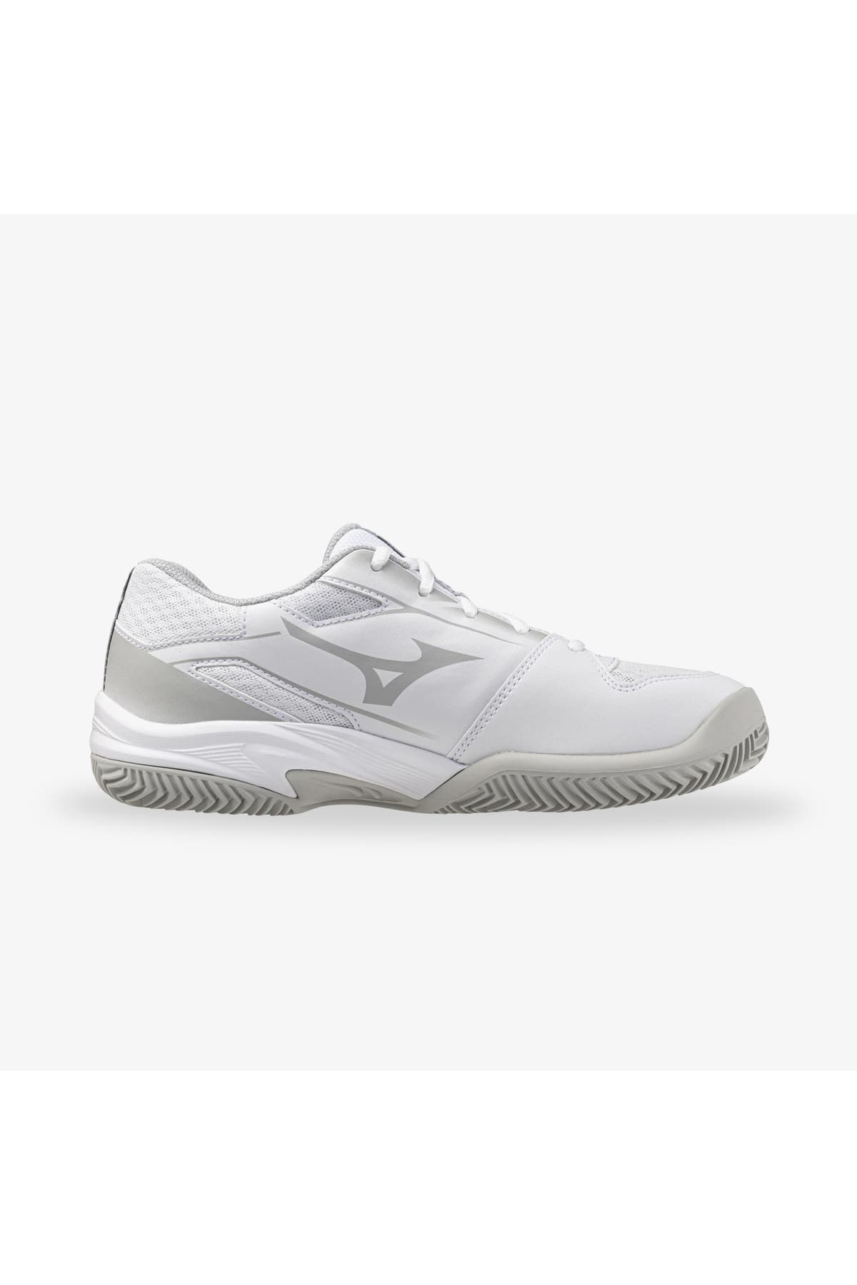کفش تنیس زنانه Mizuno سفید مدل Break Shot 5 Cc کفش تنیس زنانه Mizuno سفید مدل Break Shot 5 Cc