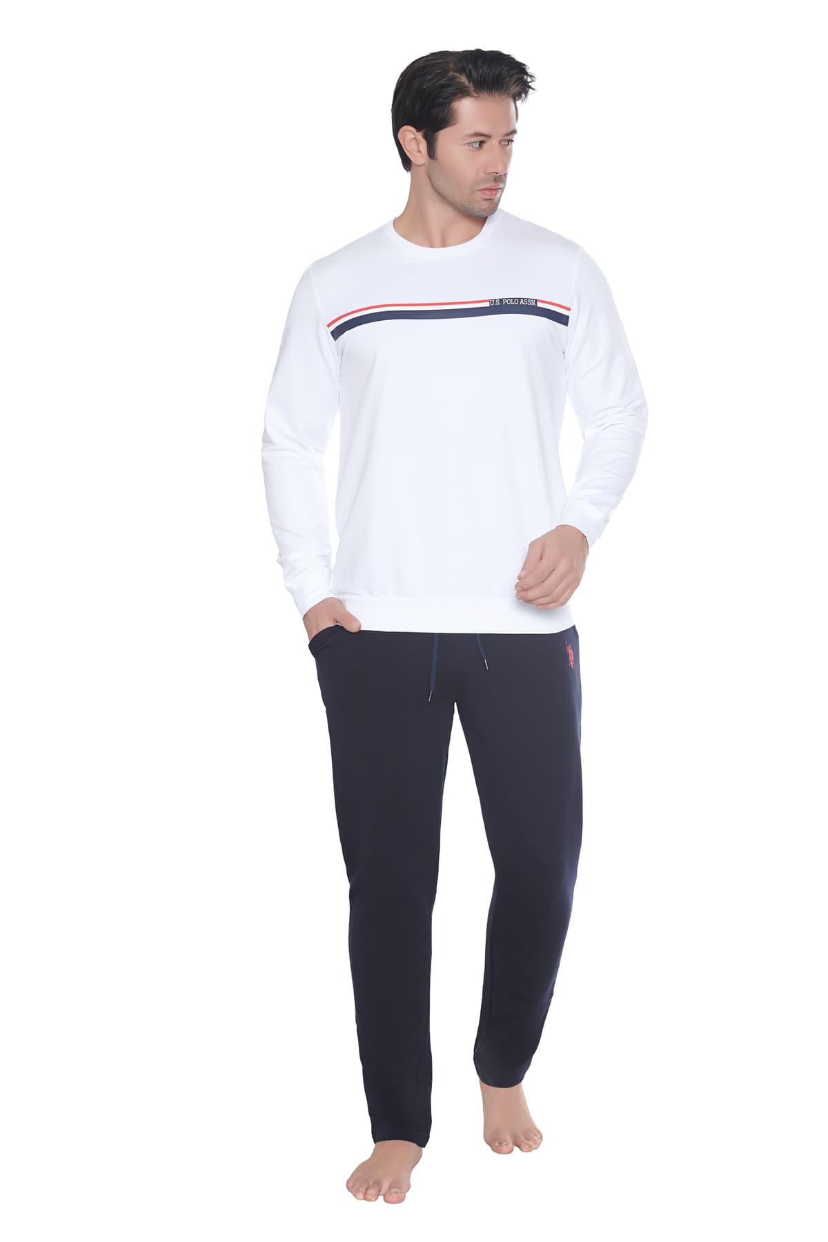 لباس راحتی مردانه U.S. Polo Assn. سفید لباس راحتی مردانه U.S. Polo Assn. سفید