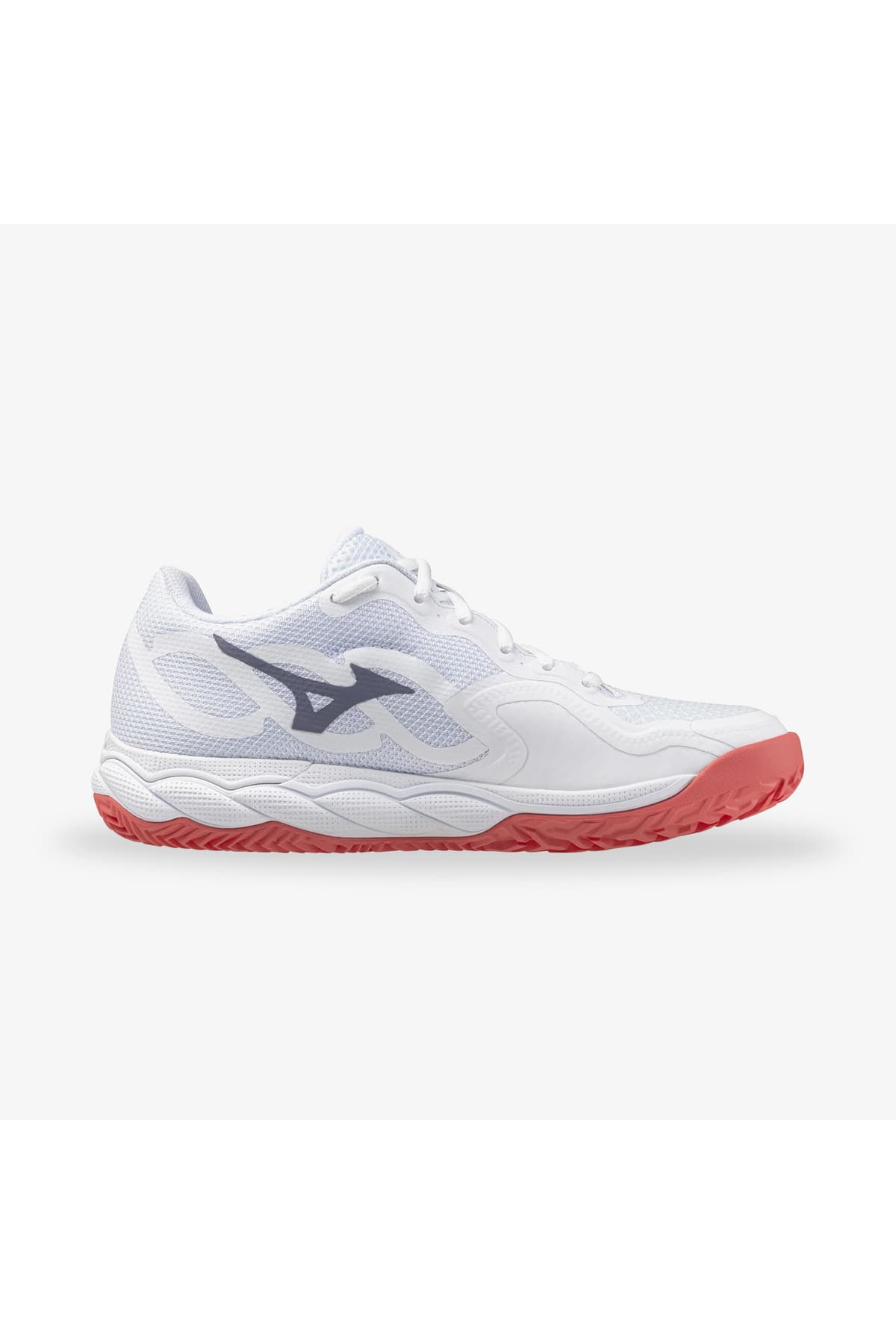 کفش تنیس زنانه سفید Mizuno Wave Enforce Court Cc کفش تنیس زنانه سفید Mizuno Wave Enforce Court Cc