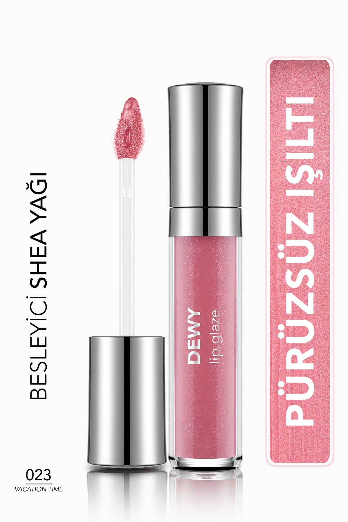 براقکننده لب مغذی Flormar Dewy Lip Glaze 023 Vacation Time براقکننده لب مغذی Flormar Dewy Lip Glaze 023 Vacation Time